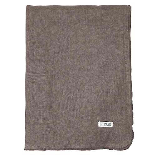 Tablecloth linen Gracie - 2 meters - Brown/gray