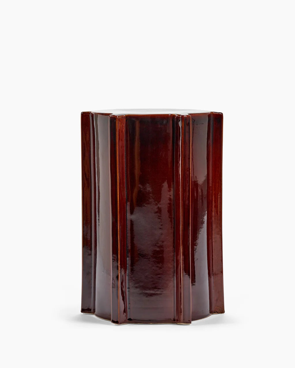 Table d'appoint Pawn marron foncé