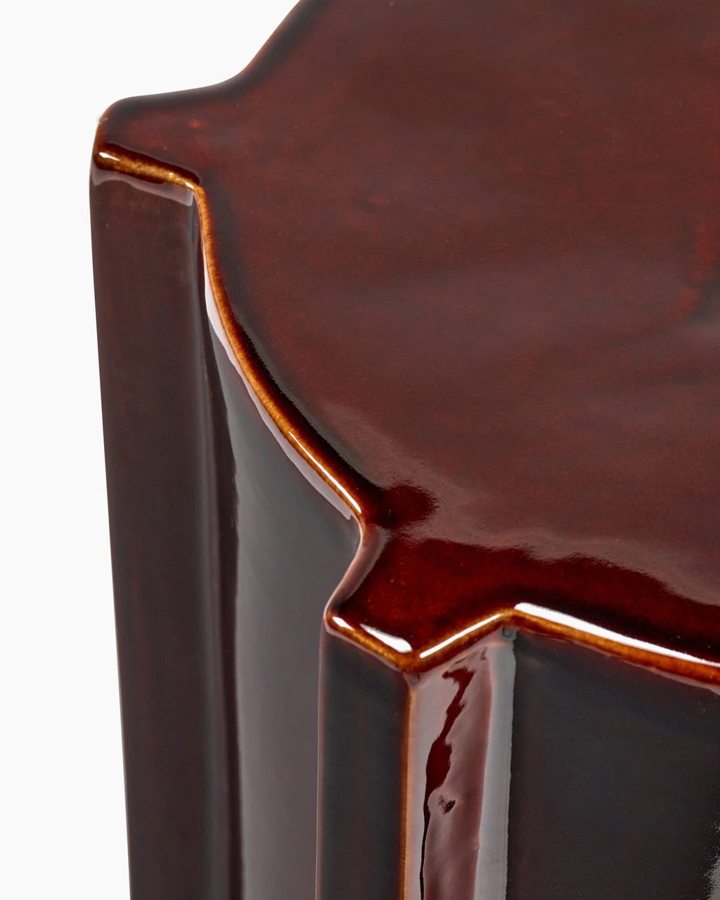 Table d'appoint Pawn marron foncé
