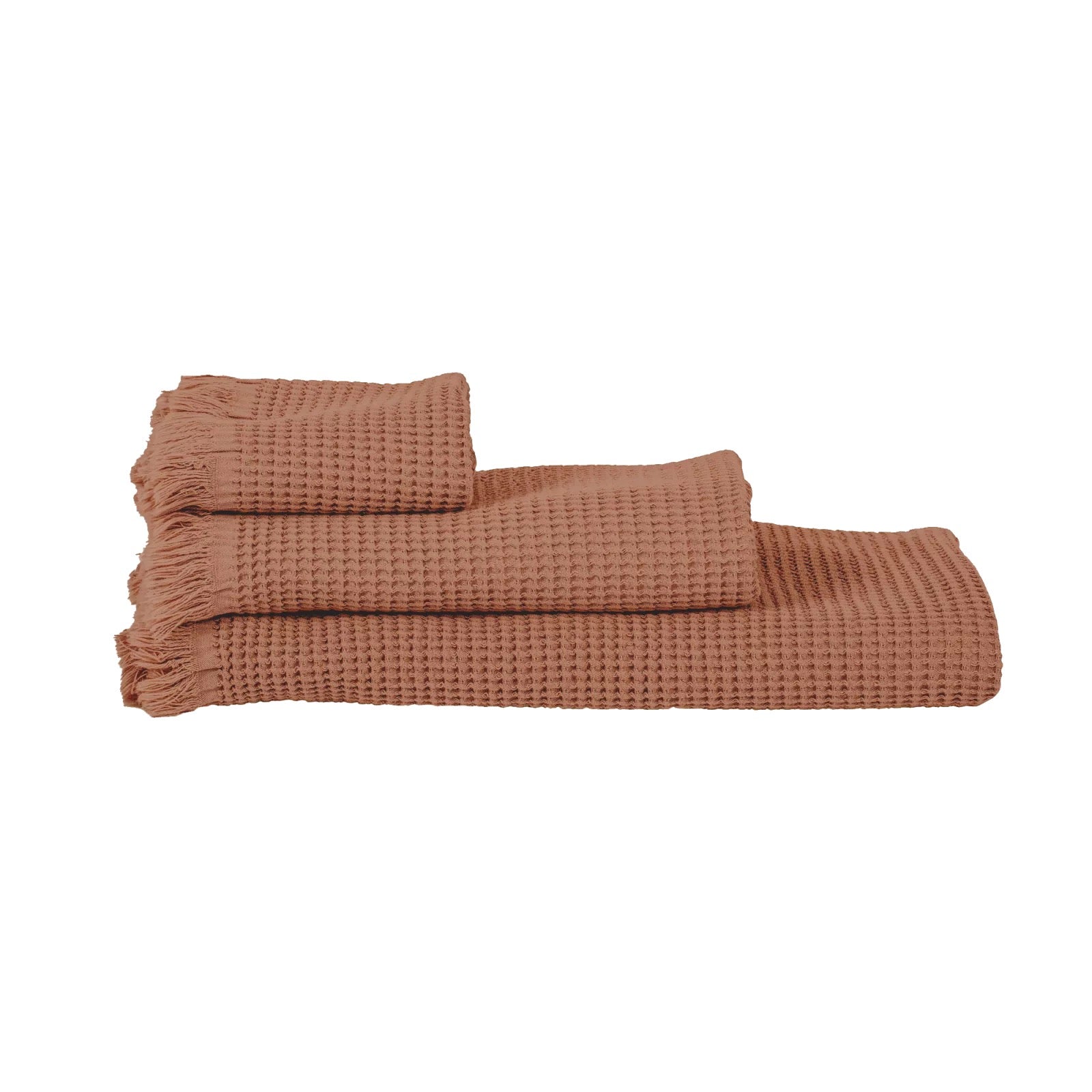 Handdoek Waffle mocaccino