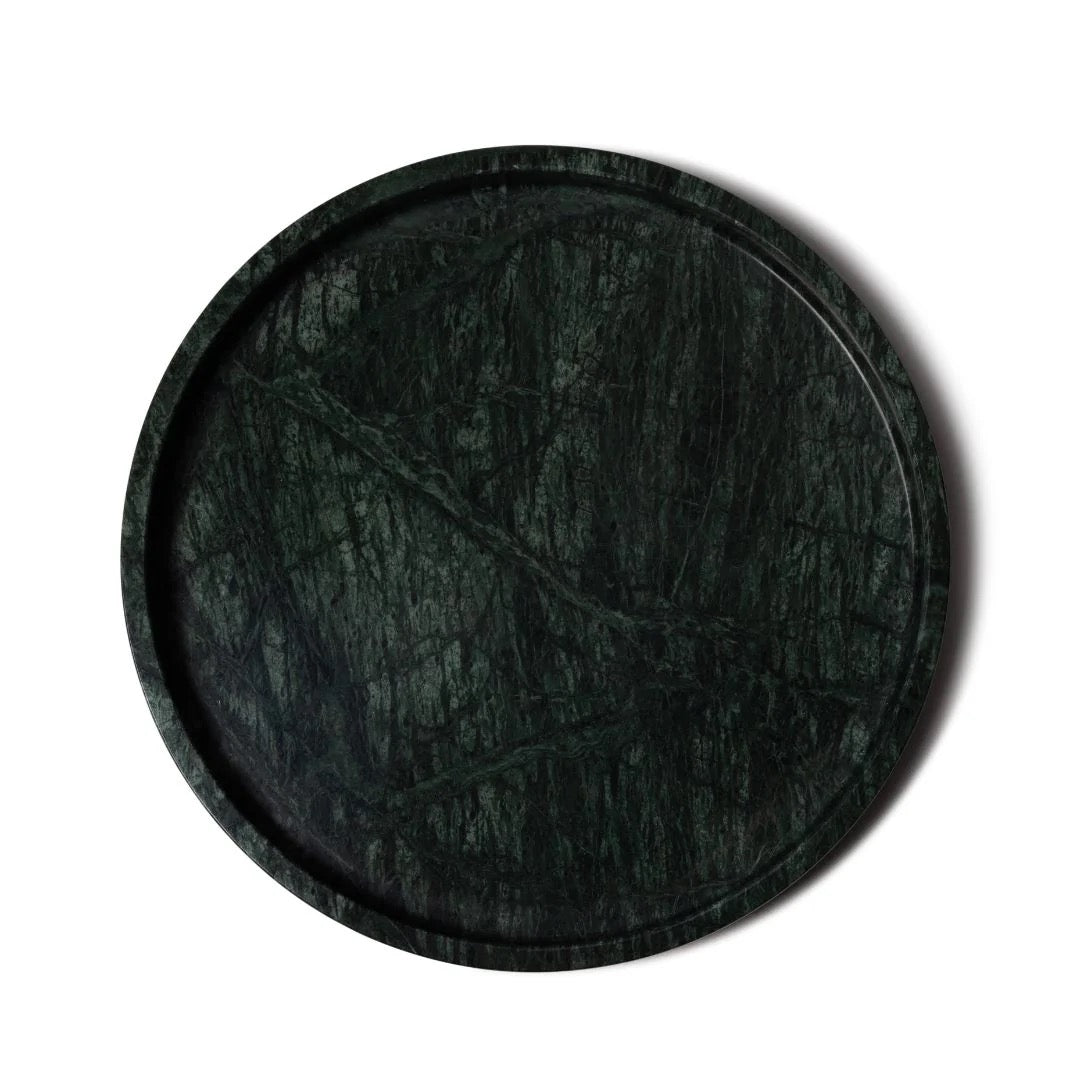 Dienblad groene marmer