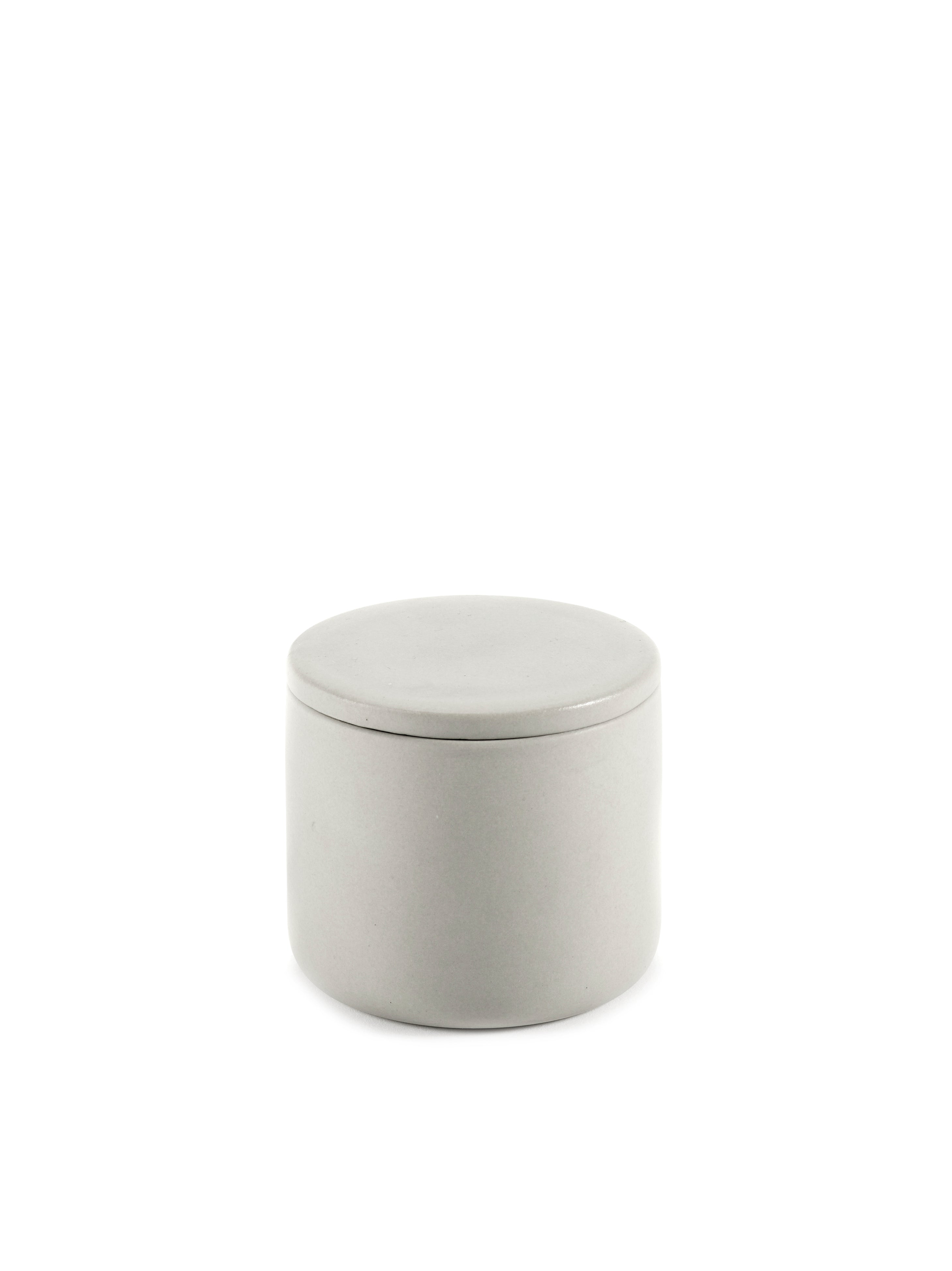 Petite boite de rangement avec couvercle gris - Bertrand Lejoly
