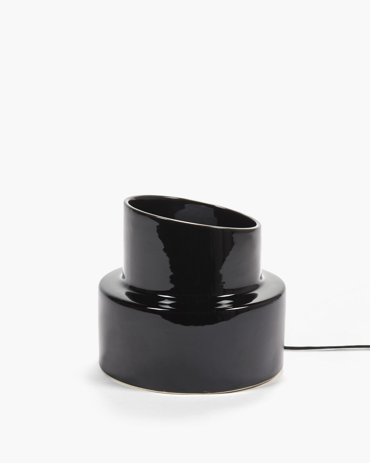 Table lamp black Pillar - Coseincorso