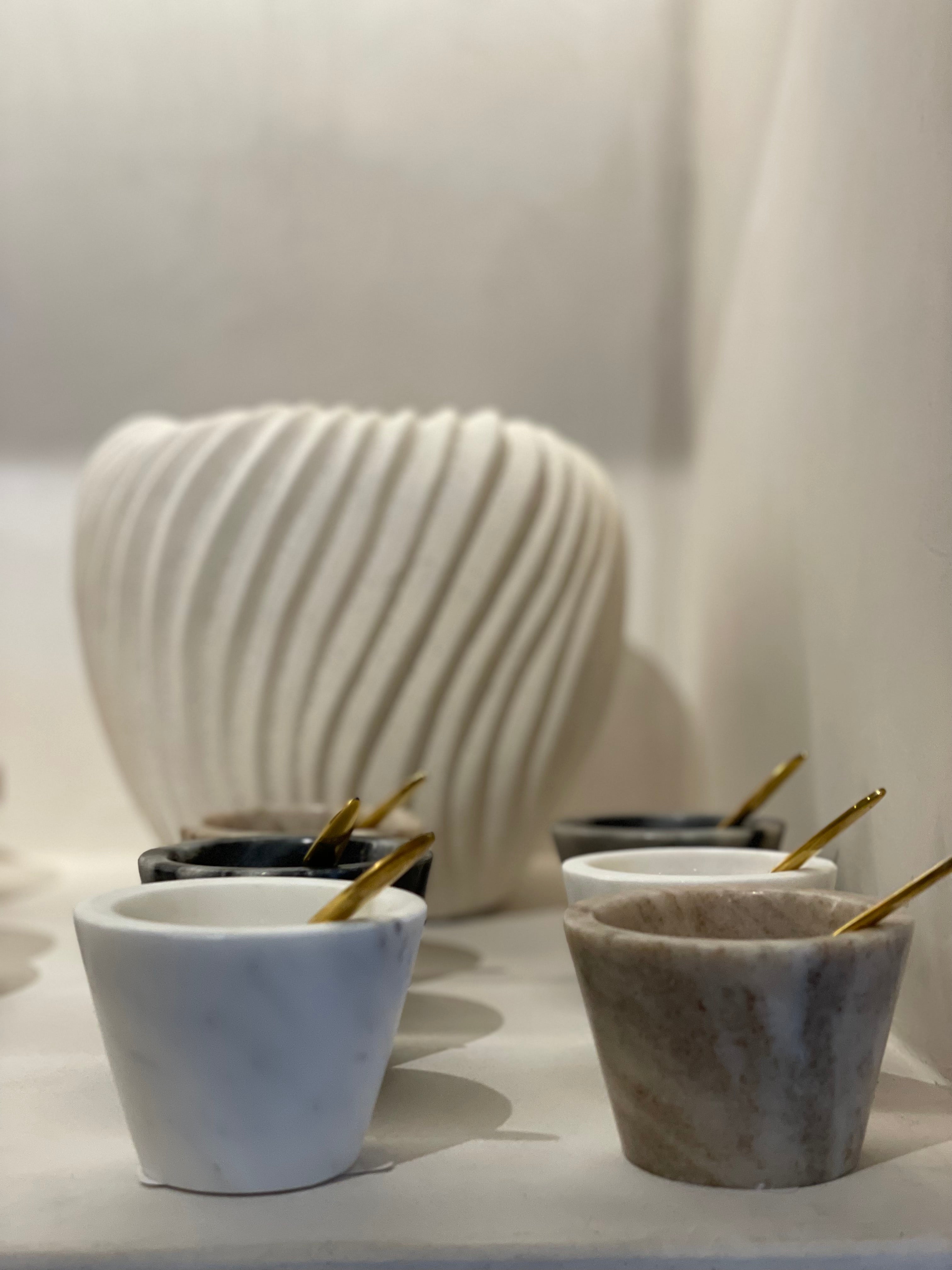 Salt jar with spoon