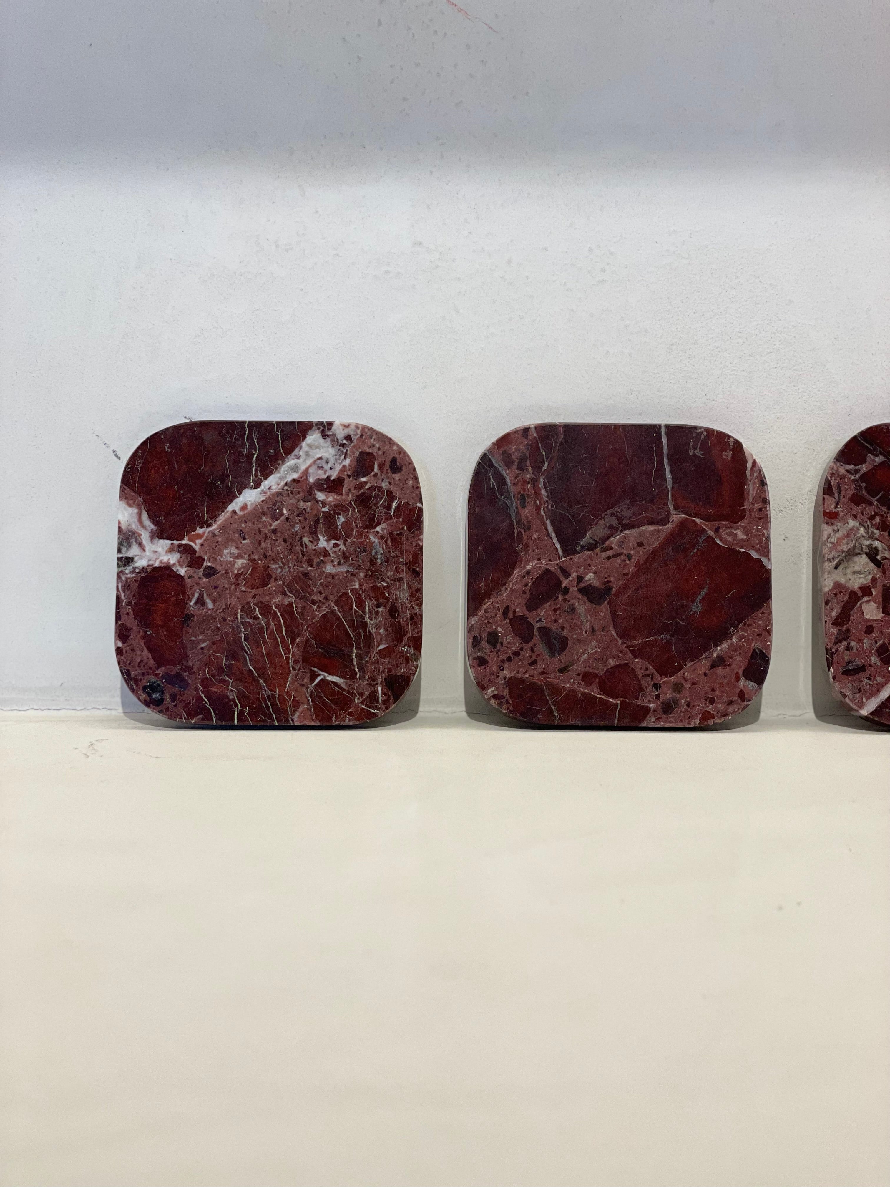 Coasters Rosso Levanto - set of 4