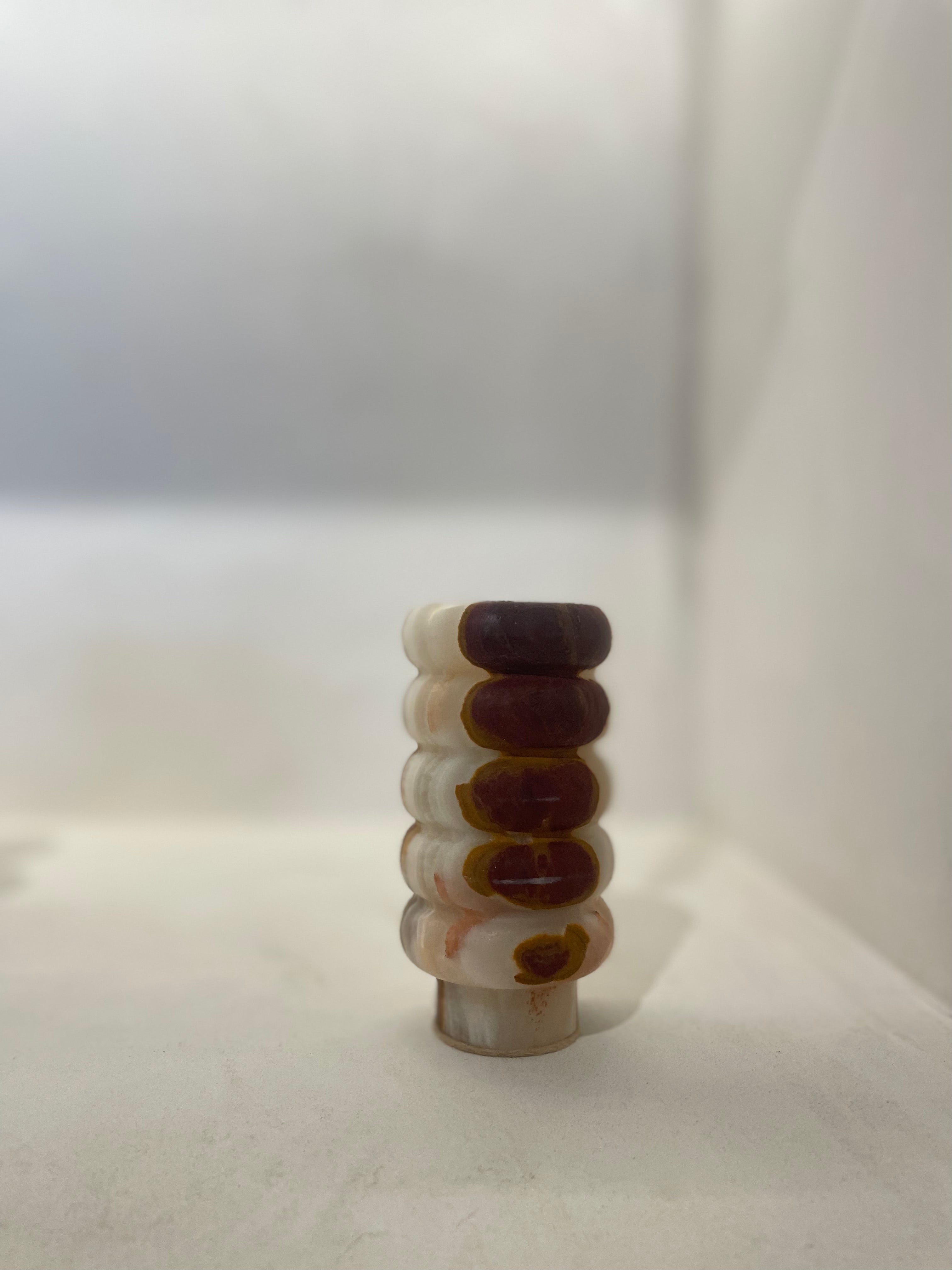 Onyx mini vase - Brown