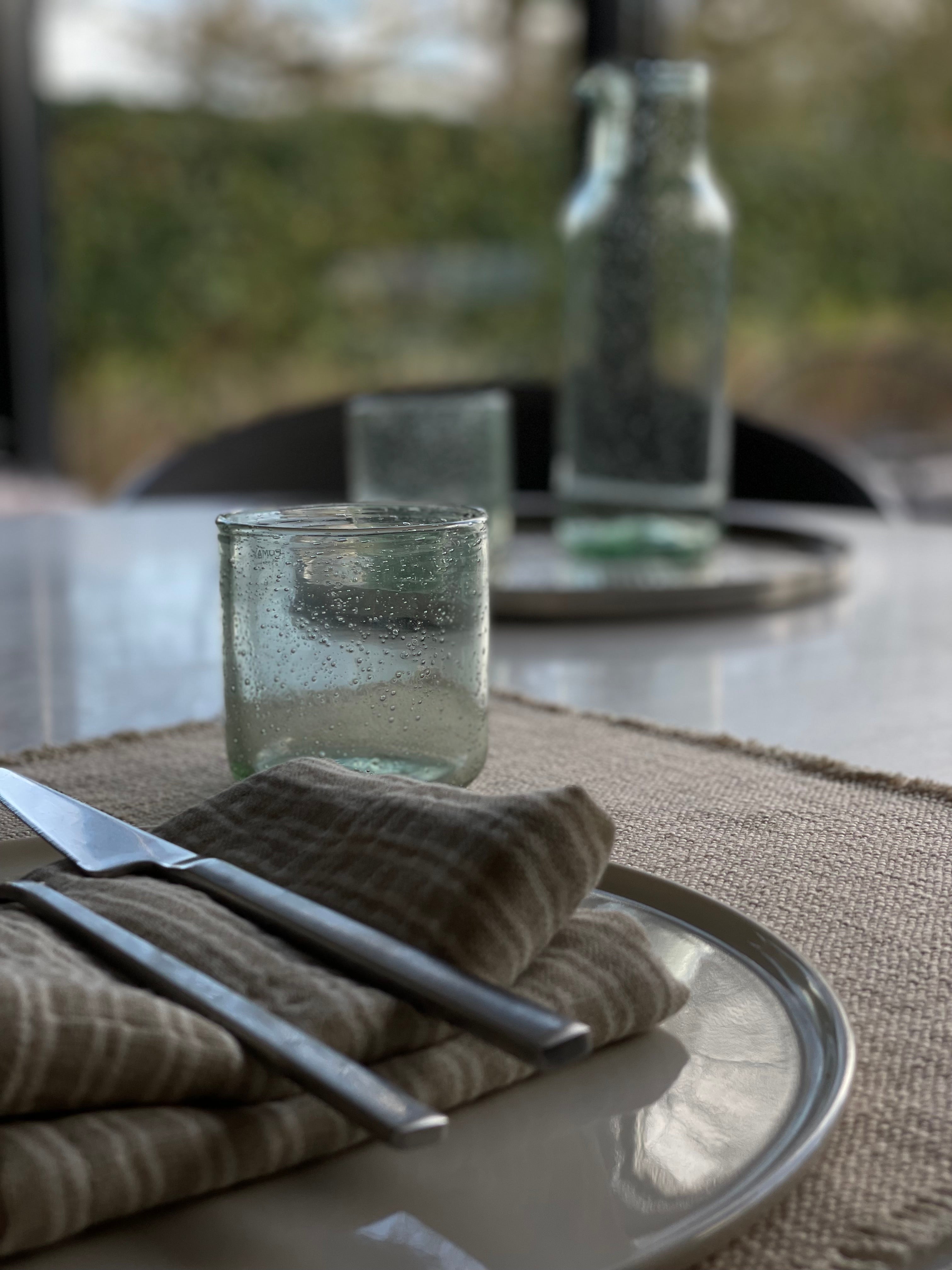 Lot de 6 sets de table - ivoire/beige