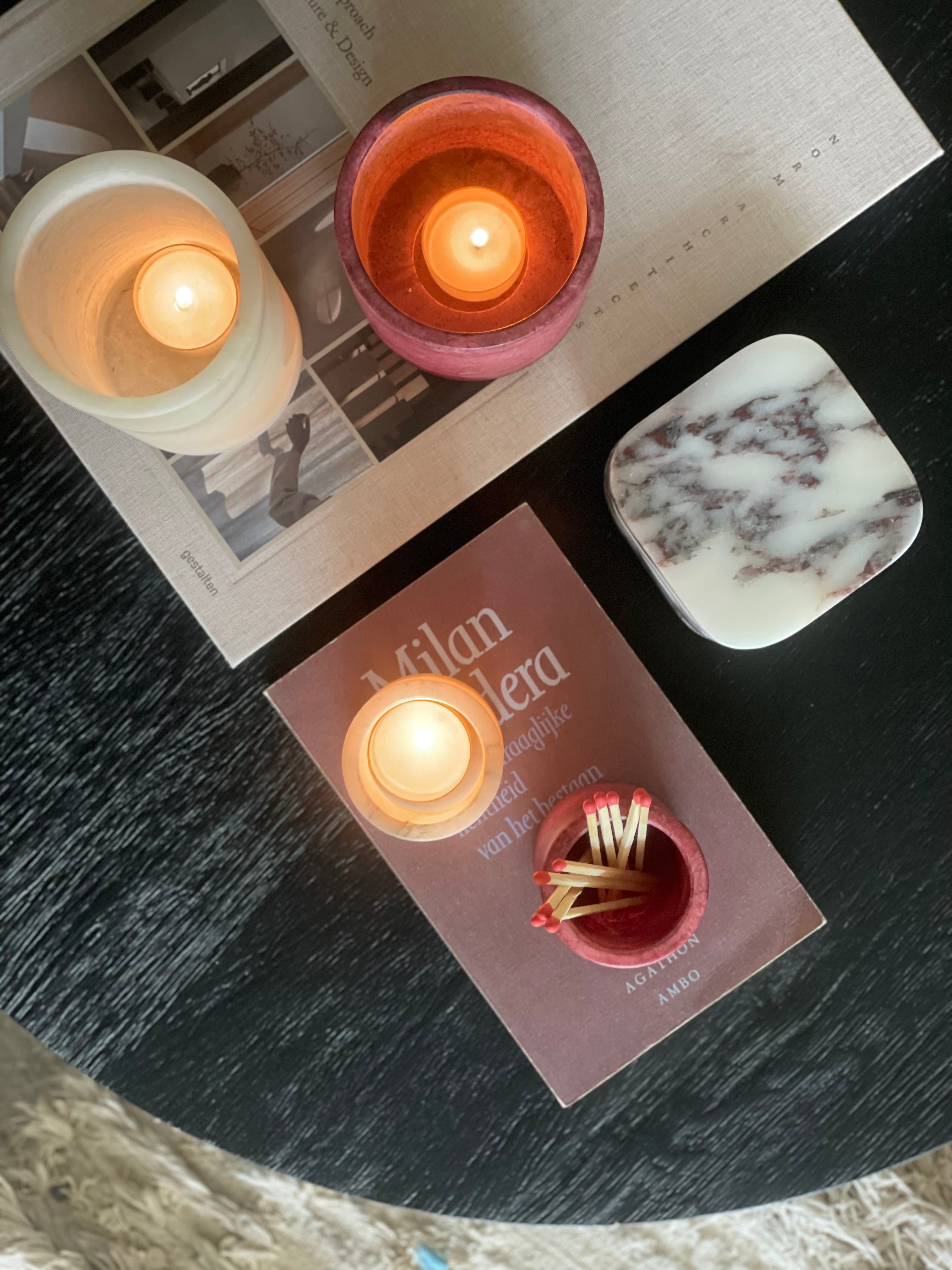 Sous-verres Calacatta - lot de 4