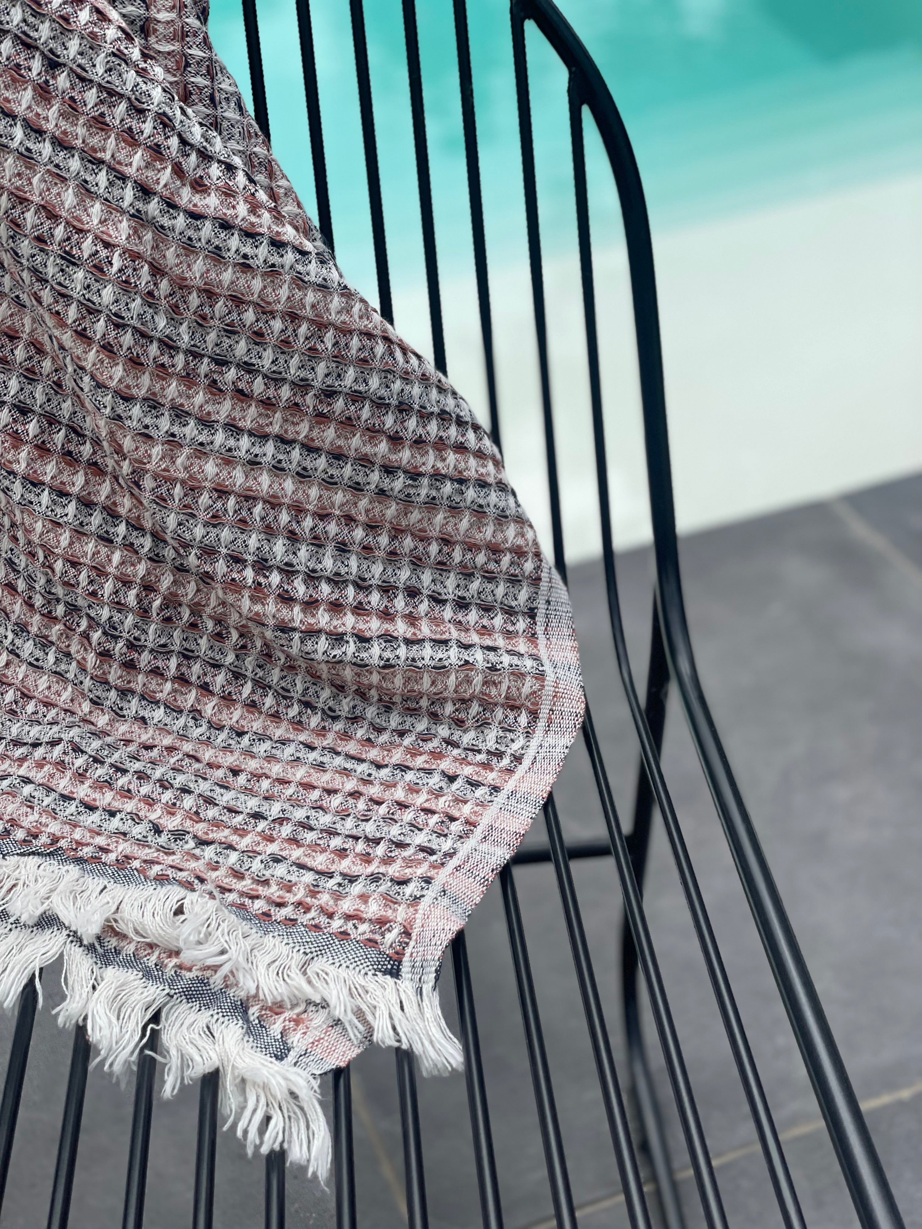 Towel Waffle black-brown