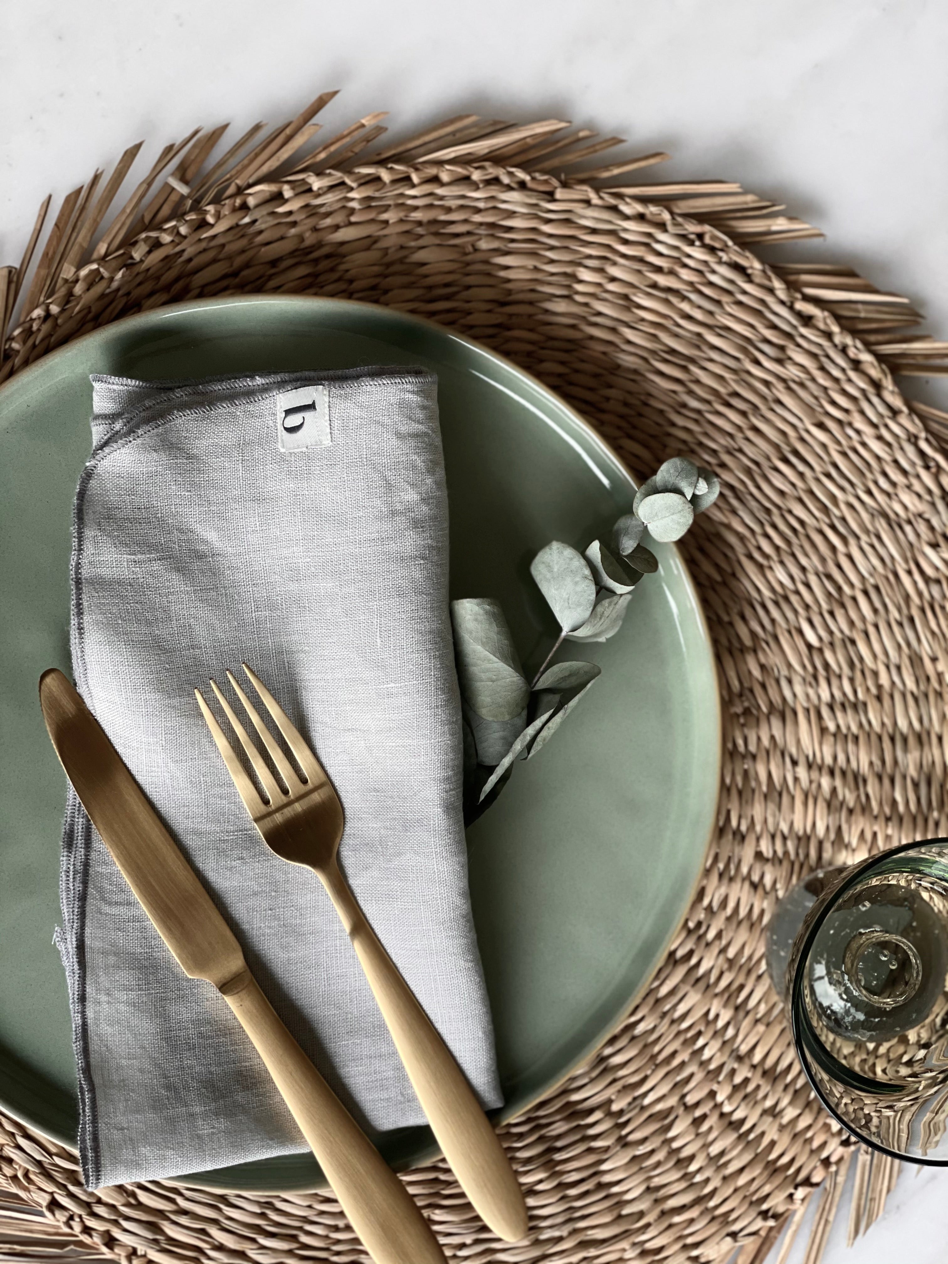 Placemats in zeegras - set van 4