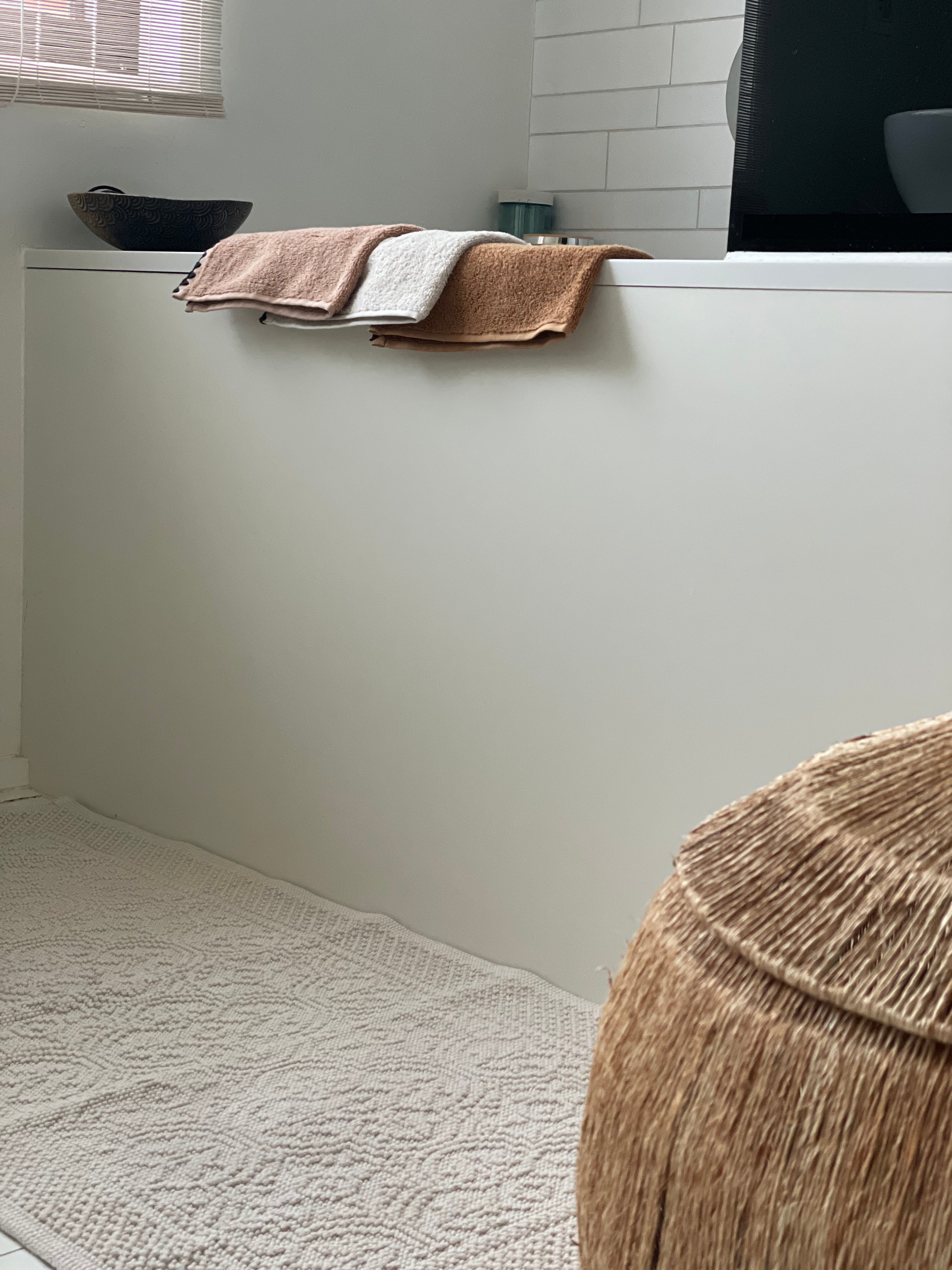 Serviette de toilette vieux rose