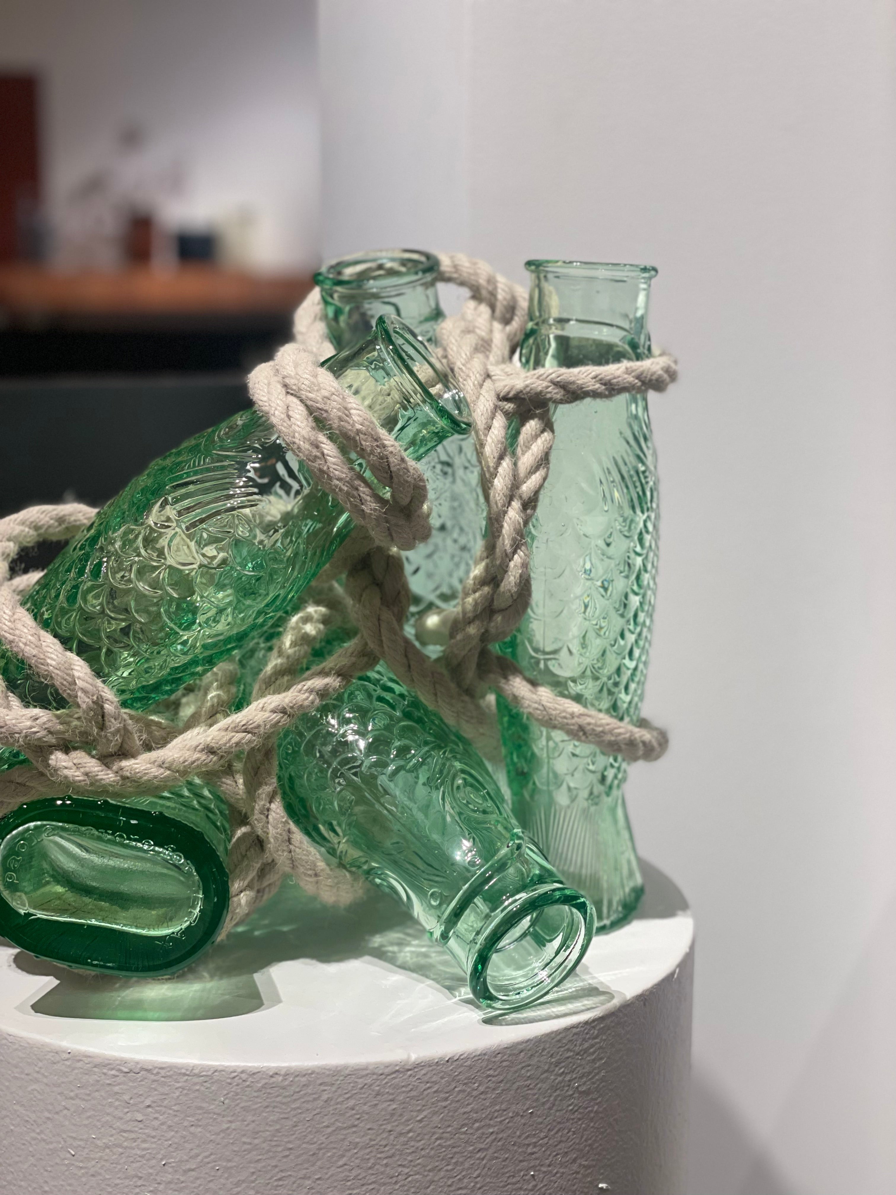 Karaf 'Fish & Fish' Paola Navone - Groen