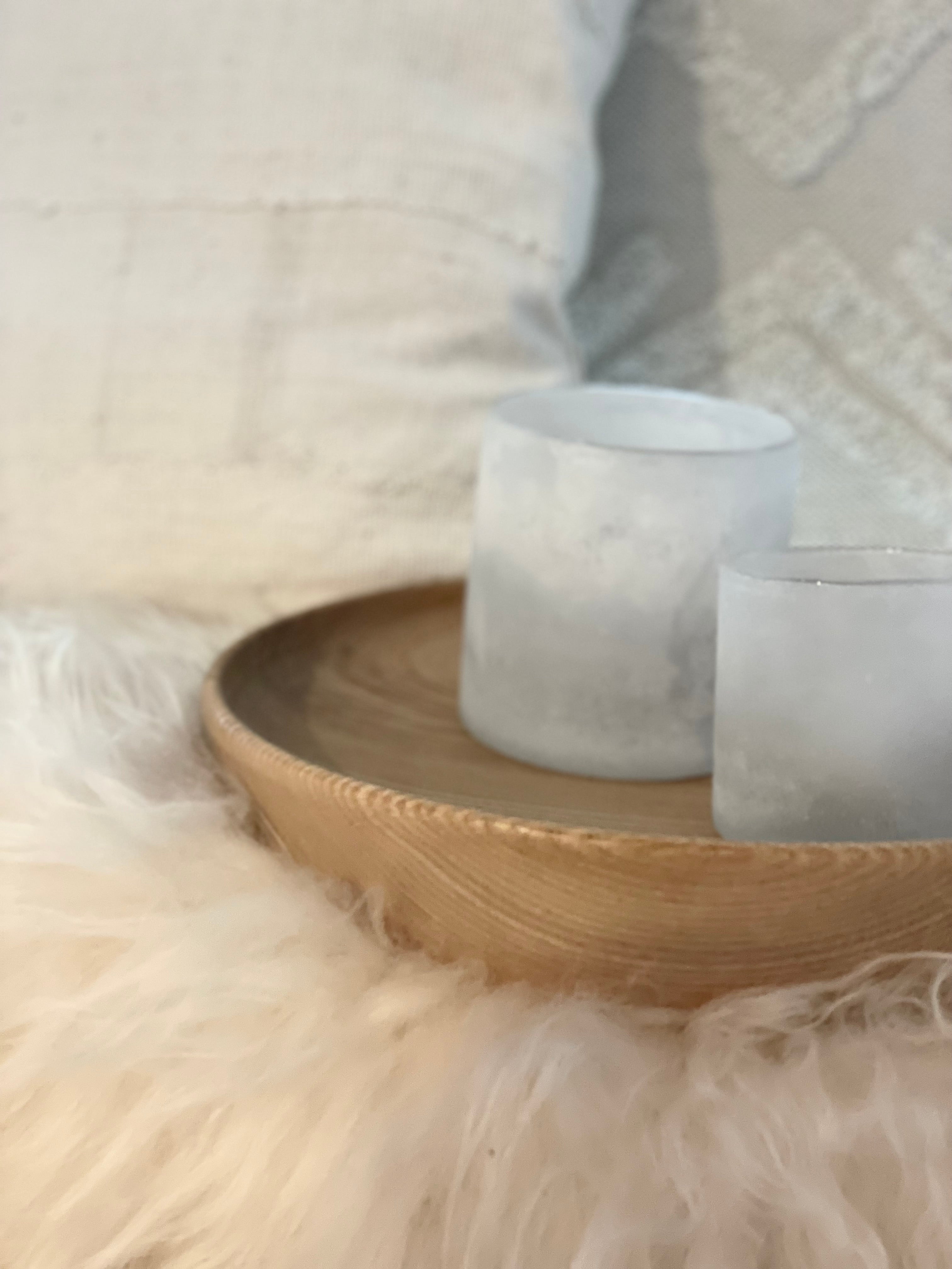 Schaal in Essenhout XXL naturel