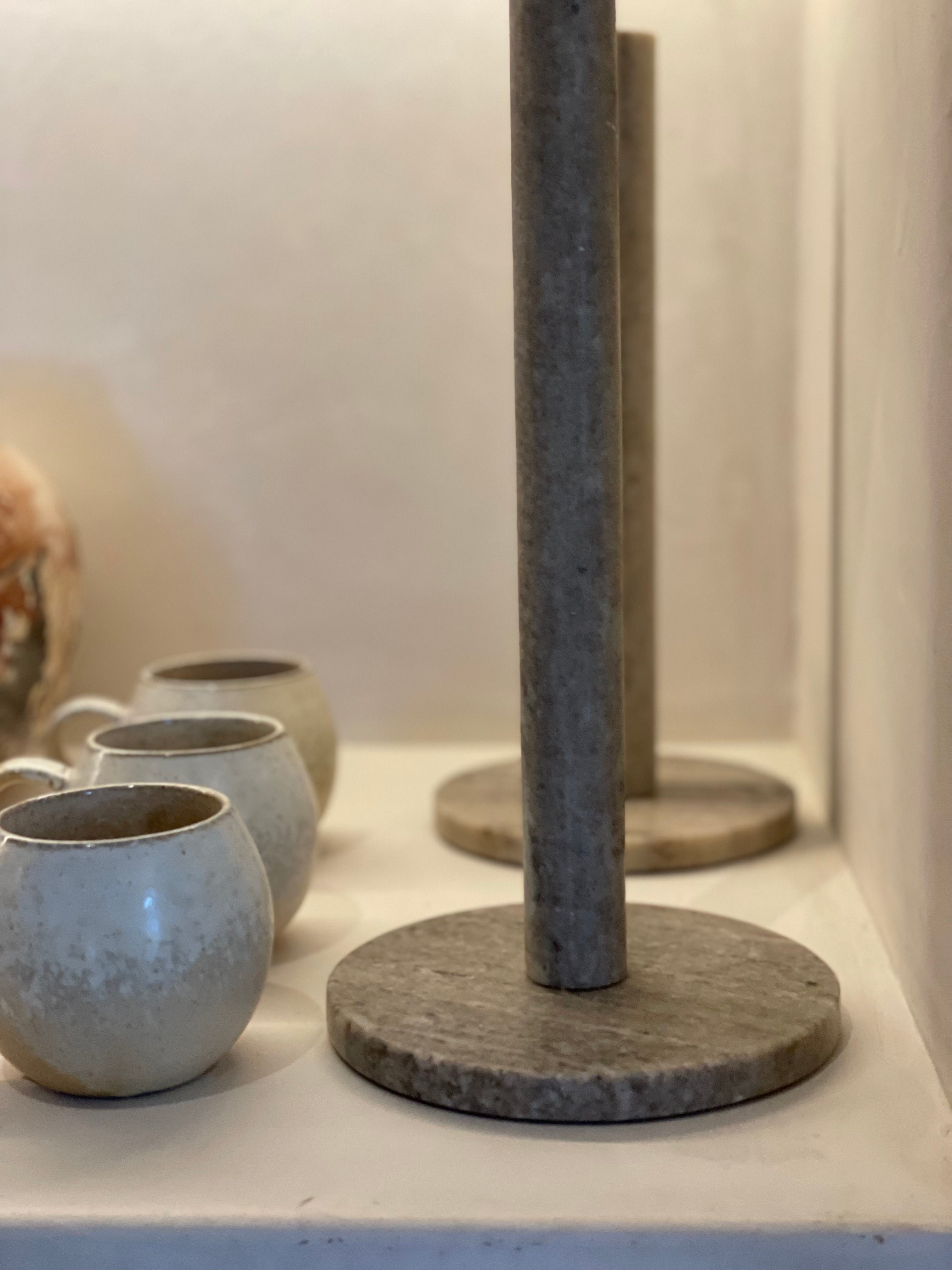 Emy keukenrolhouder marmer