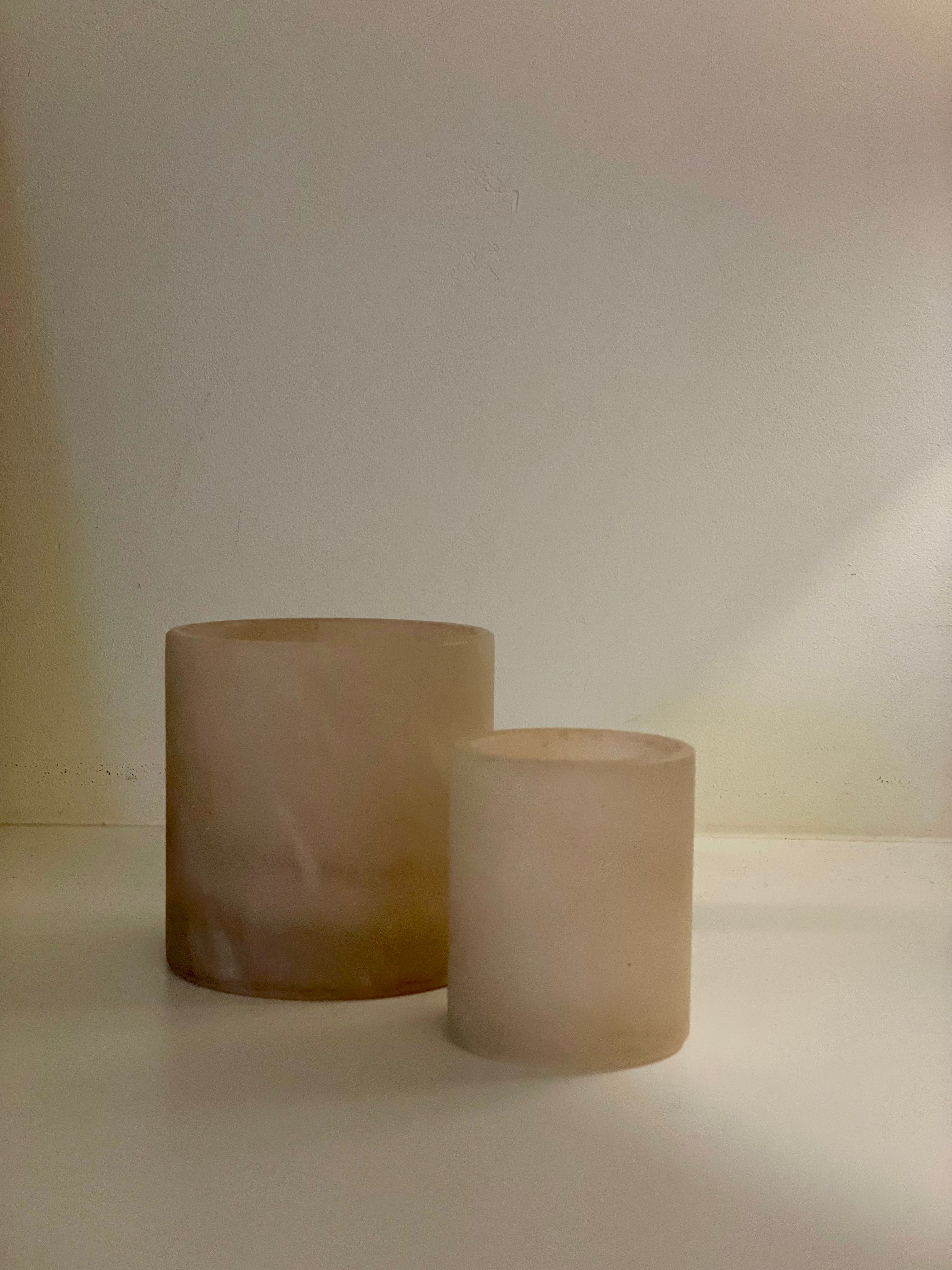 Kaarshouder albaster beige S