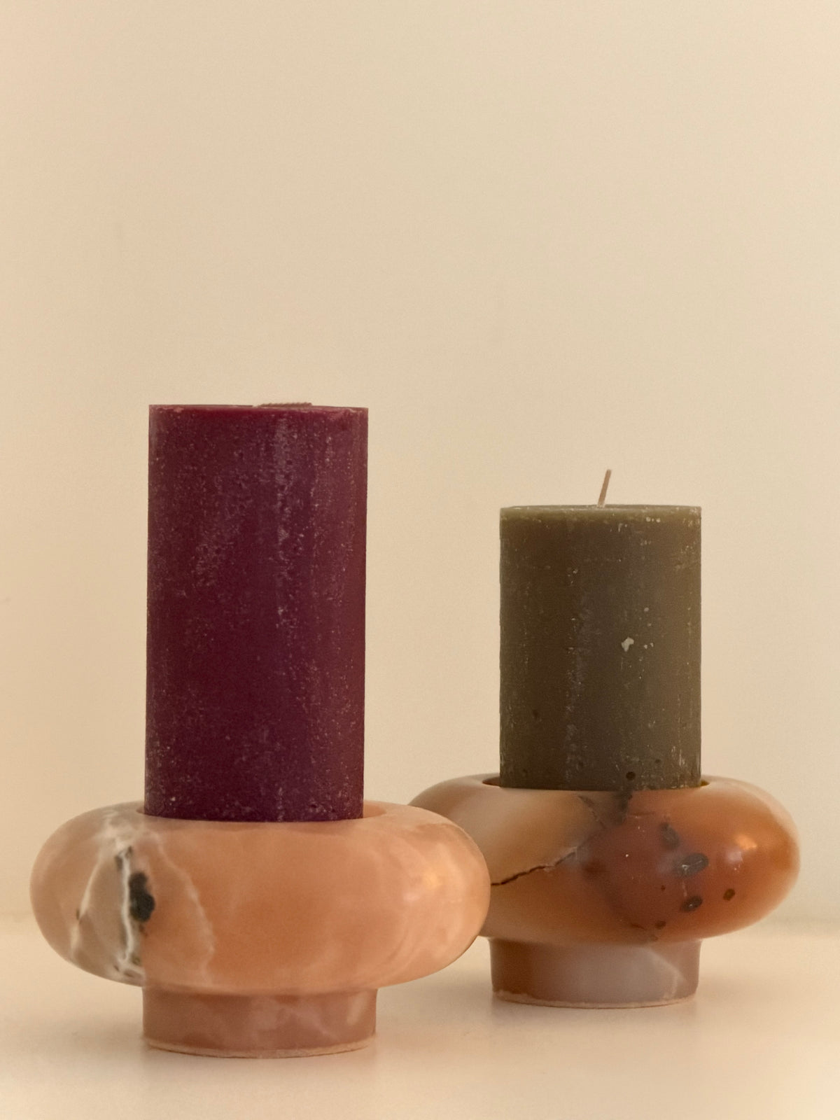 Candlestick donut onyx brown S