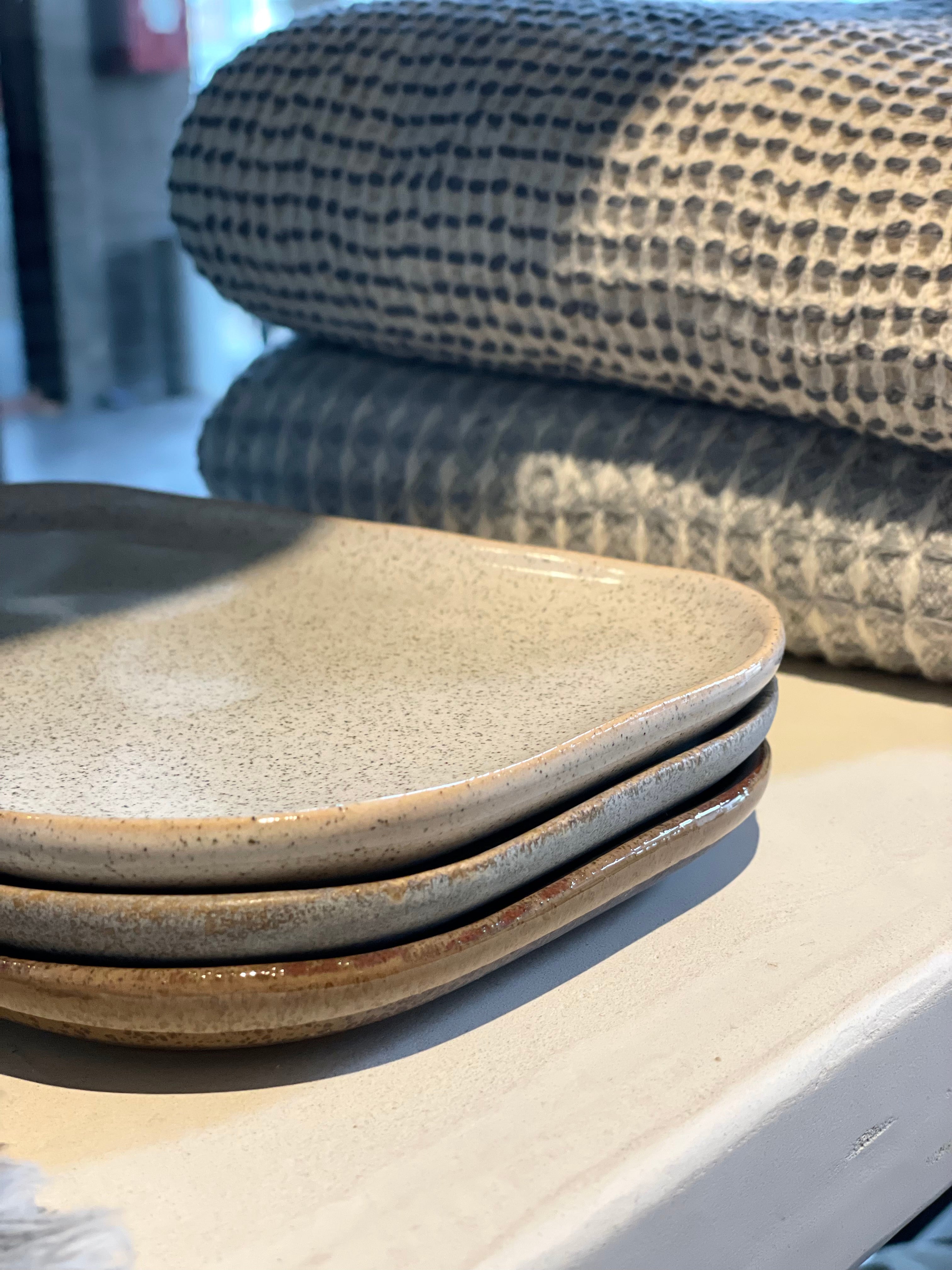 Towel Waffle silver grey