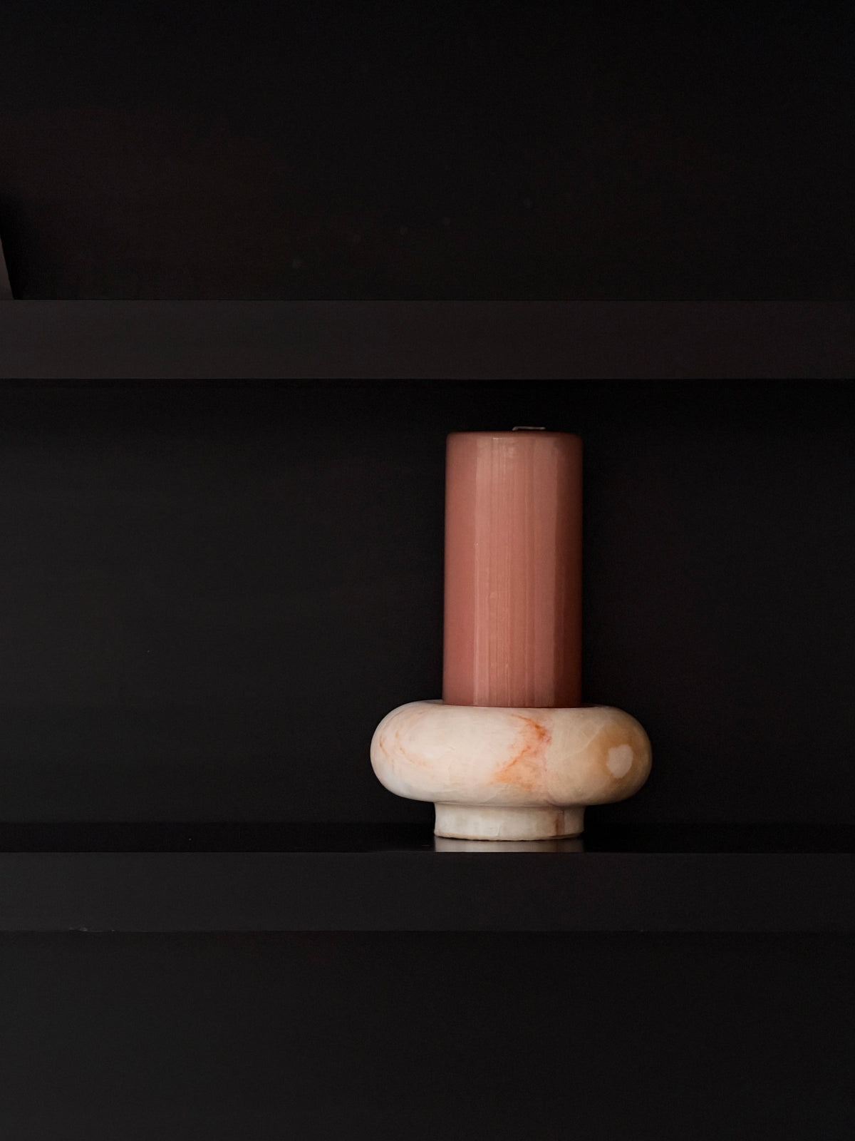 Candlestick donut onyx brown S
