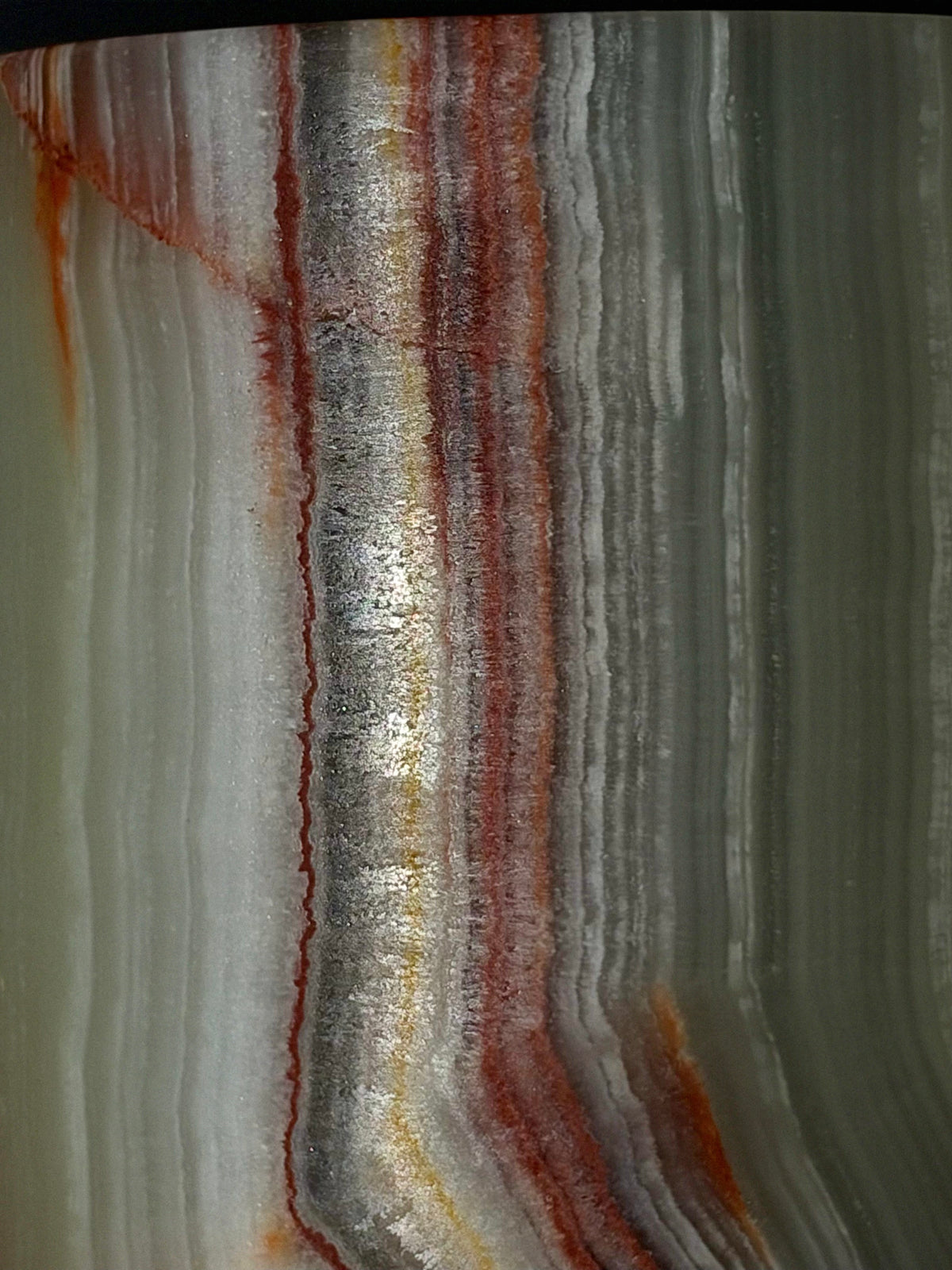 Kaarshouder lichtgroene onyx S