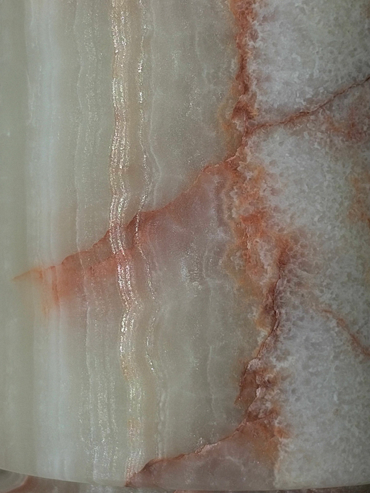 Kaarshouder lichtgroene onyx S