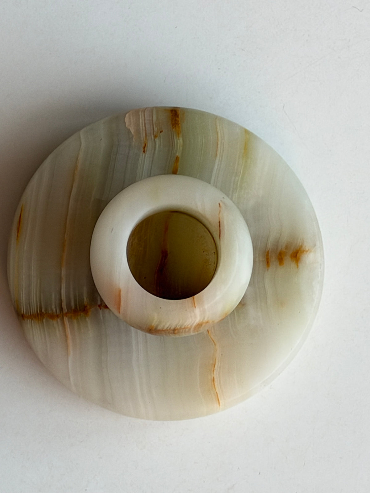 Candlestick onyx light green S