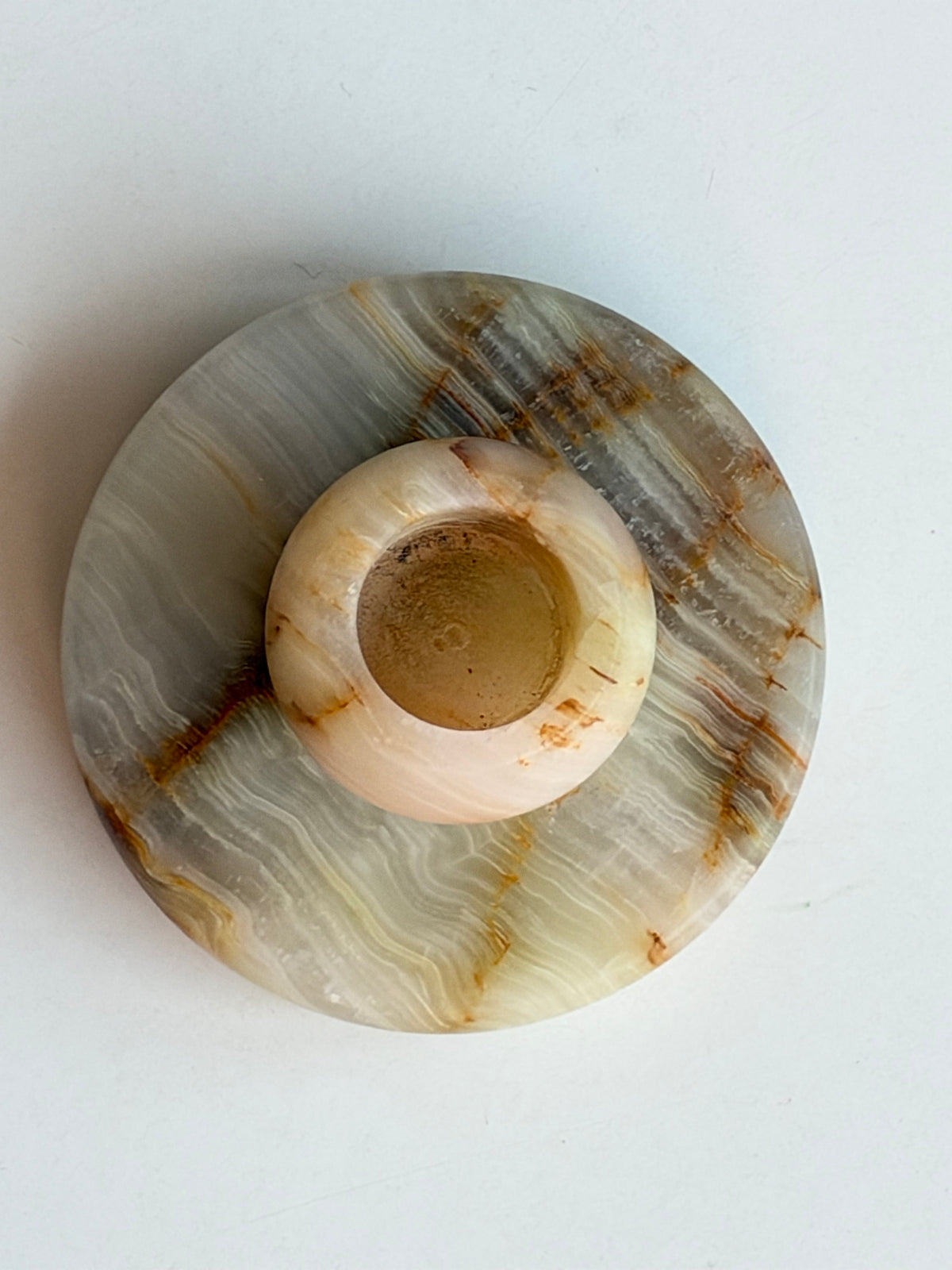 Candlestick onyx light green S