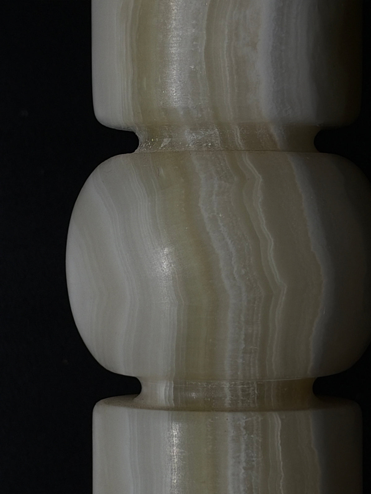 Candlestick onyx light green XL