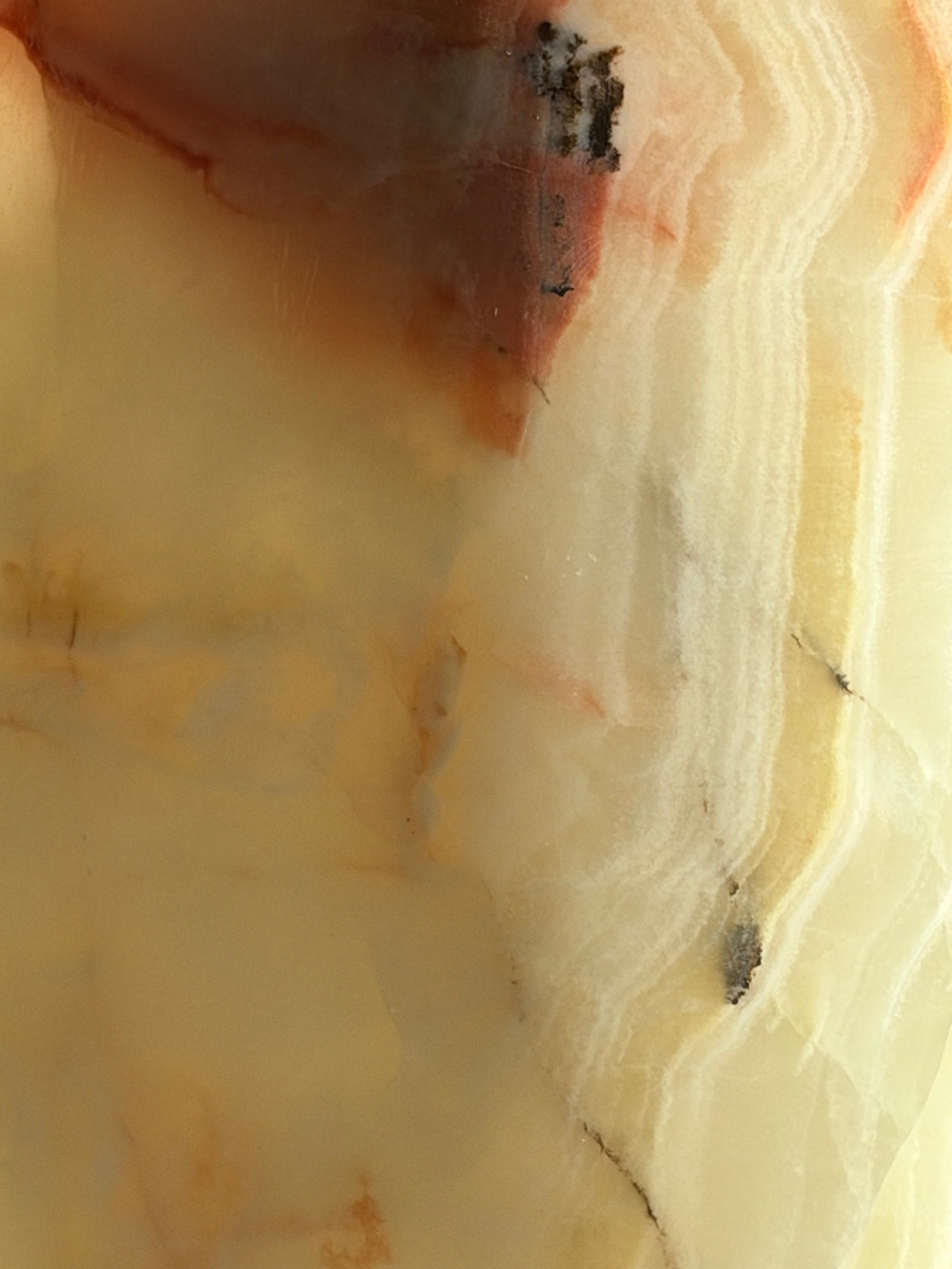 Kaarshouder lichtgroene onyx L