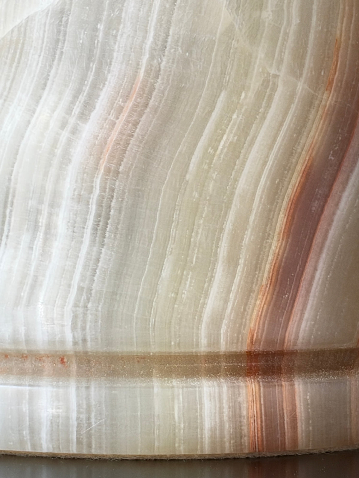 Kaarshouder lichtgroene onyx L