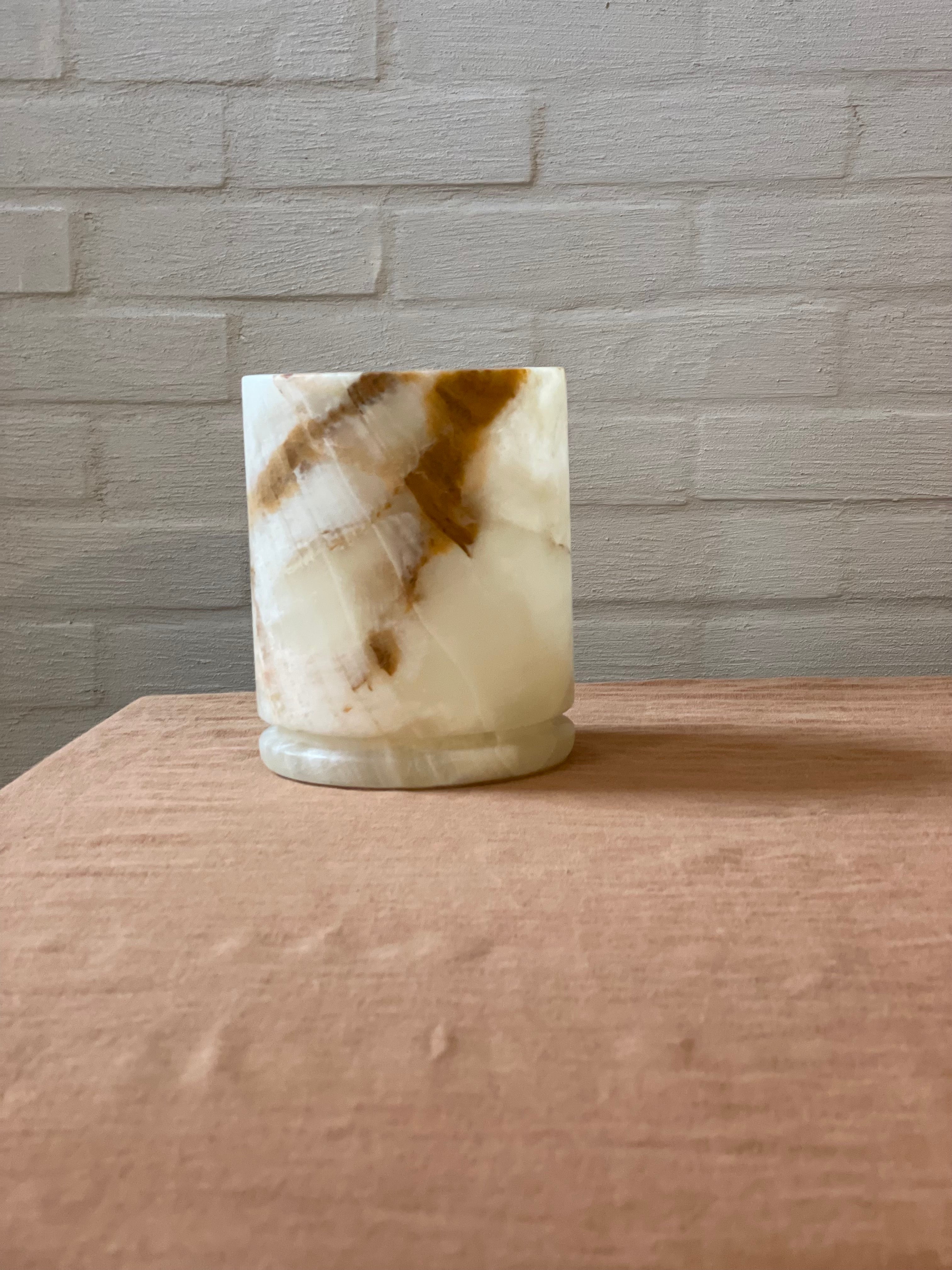 Kaarshouder caramel onyx L