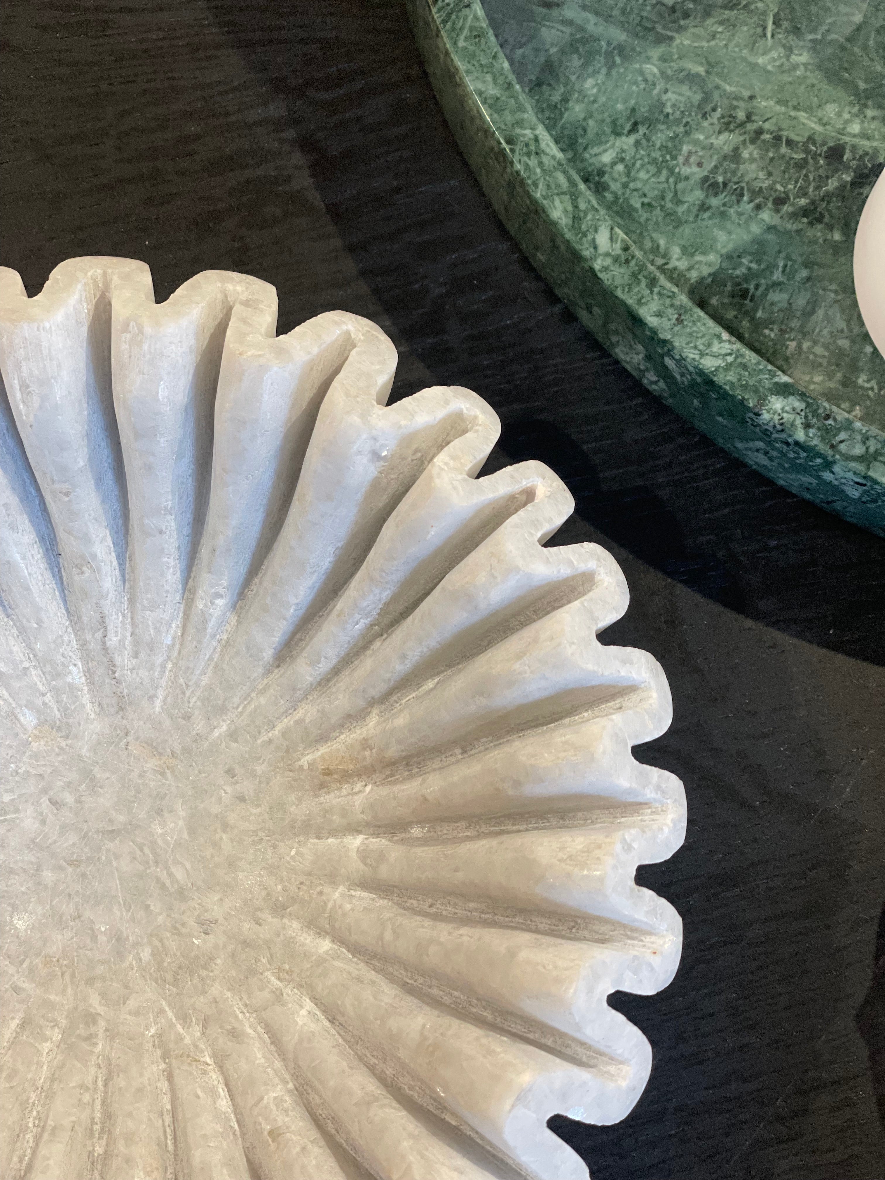 Dienblad groene marmer