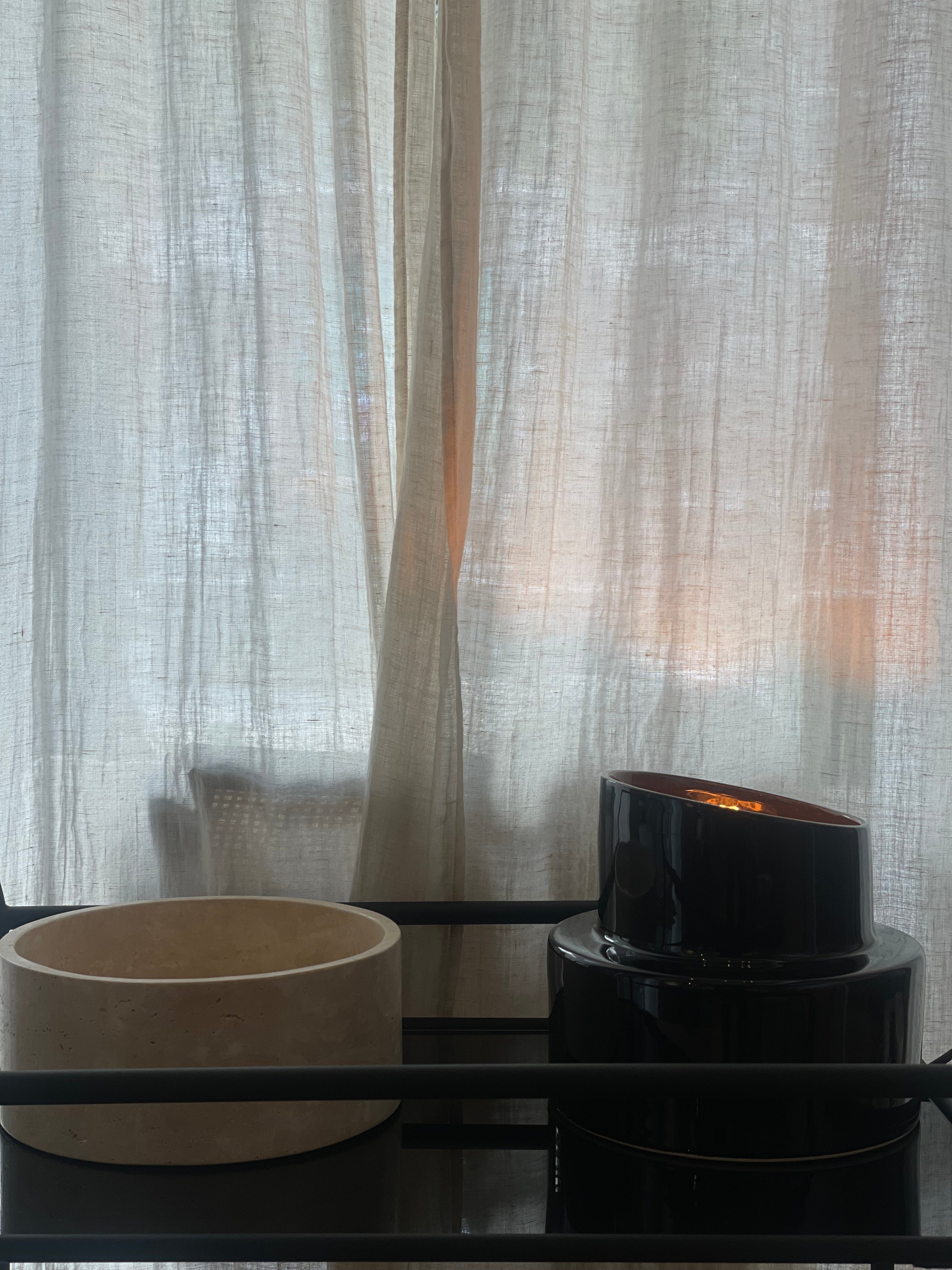 Table lamp black Pillar - Coseincorso