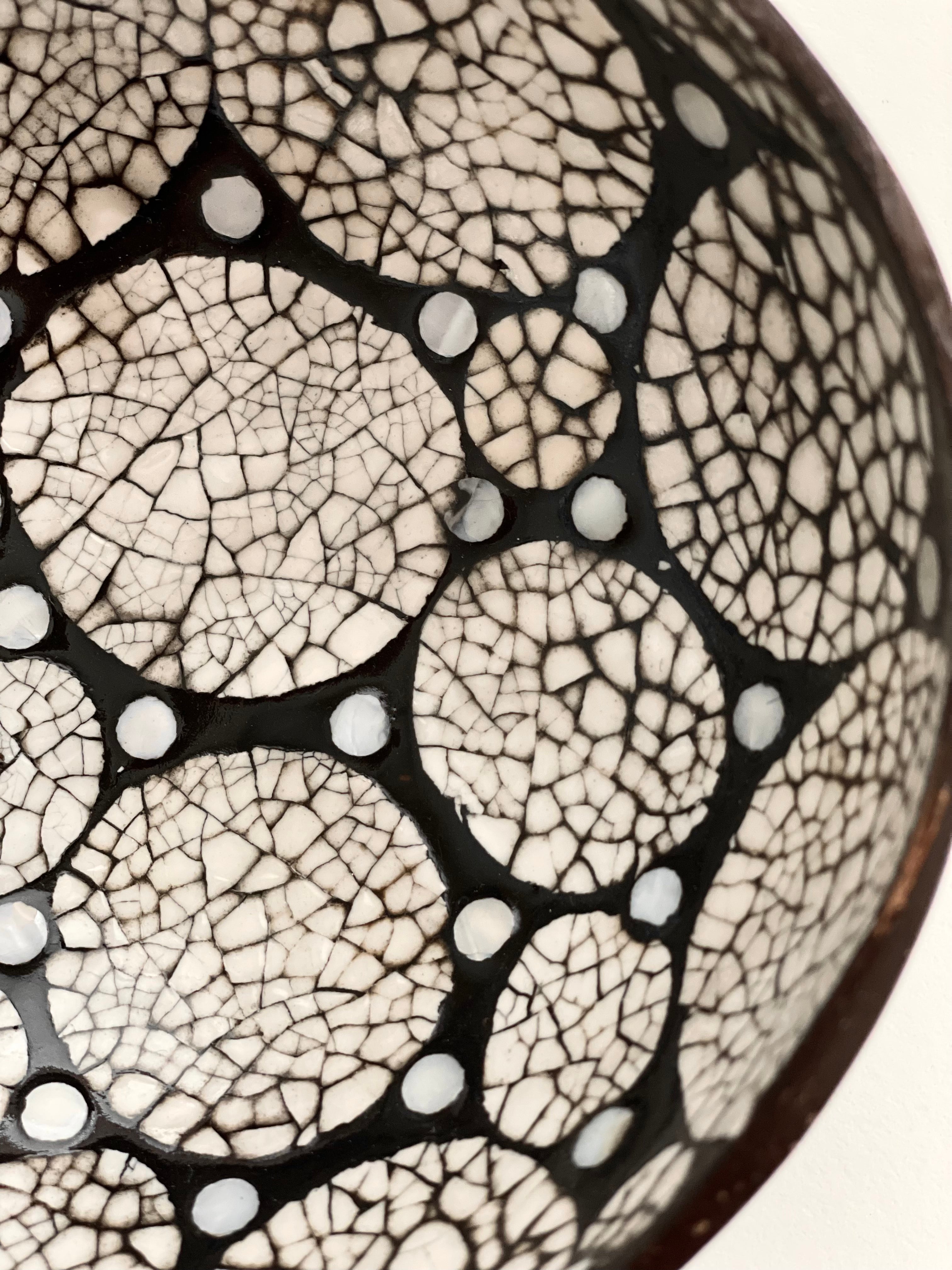 Kokoskommetje - Black Eggshell