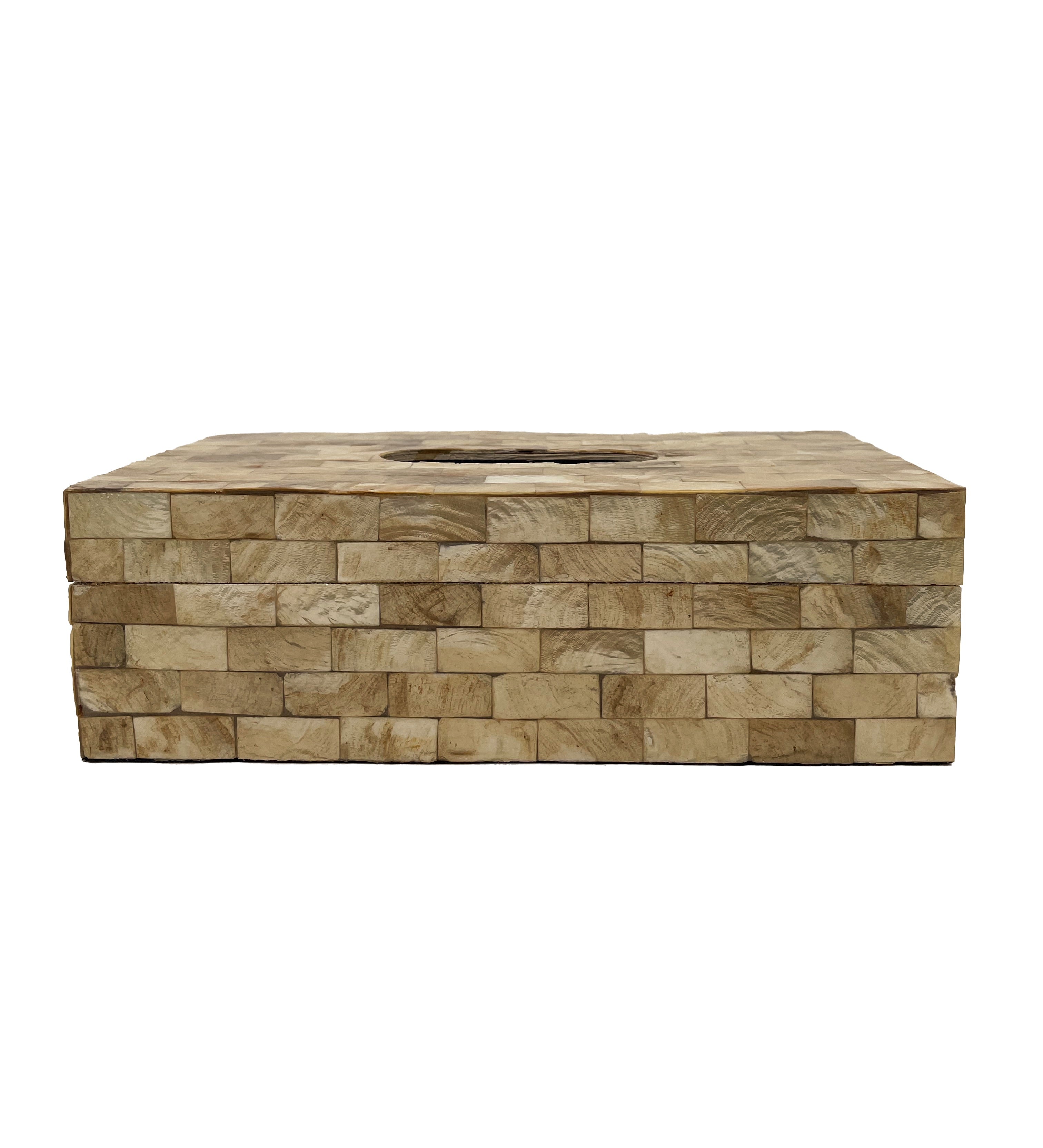 Tissue box mother of pearl 3