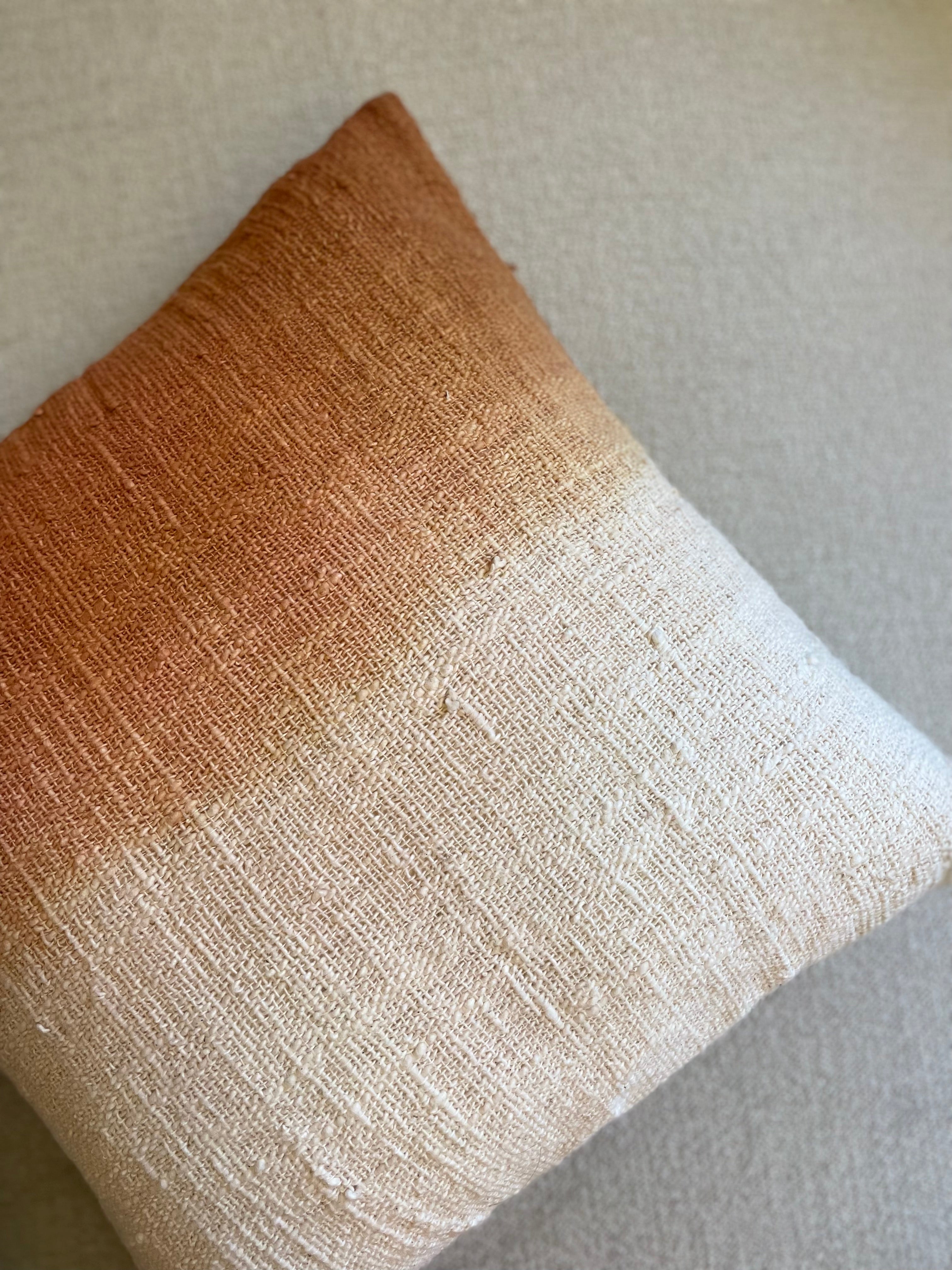 Kussen tie dye terra