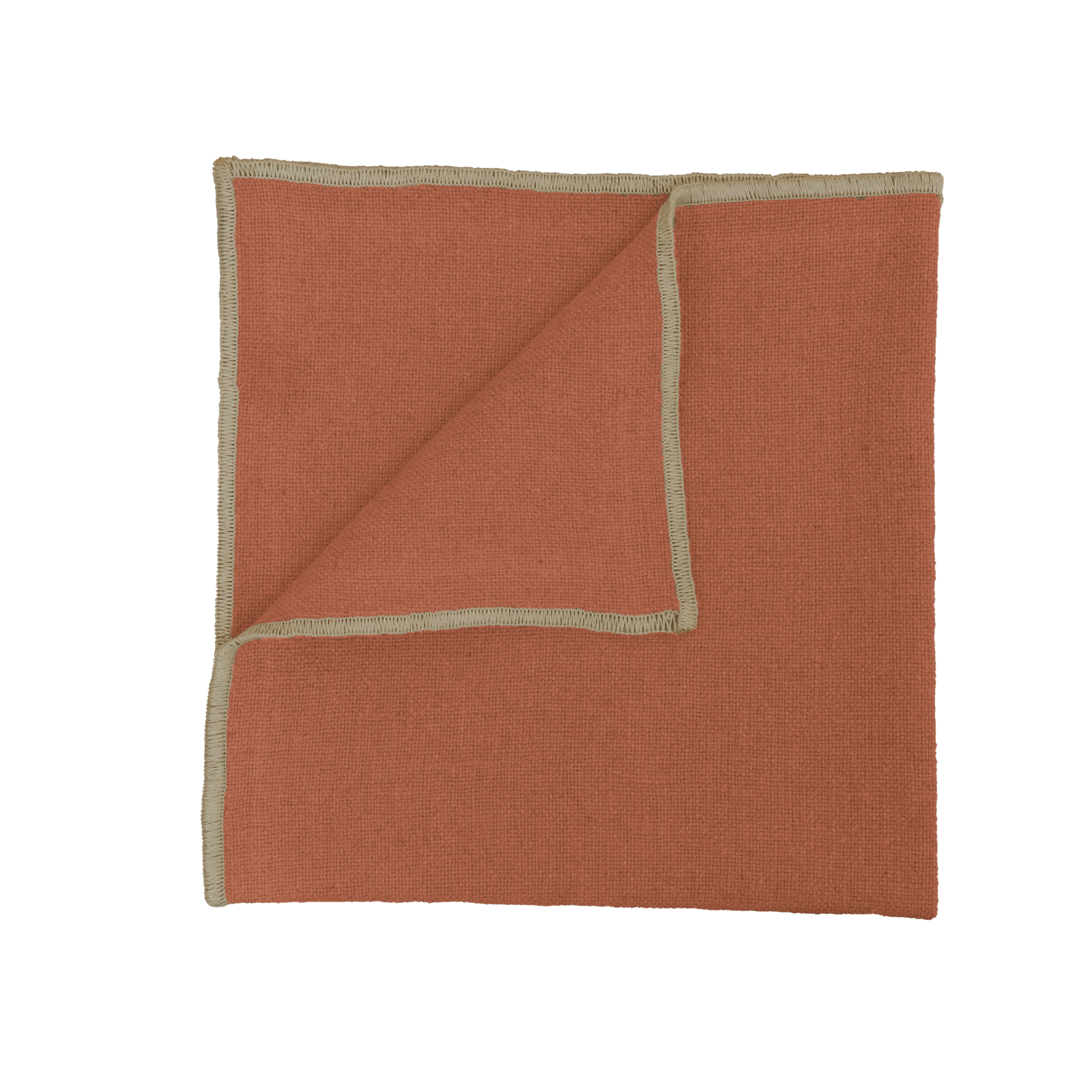 Linnen serviette - set van 4 - Terracotta