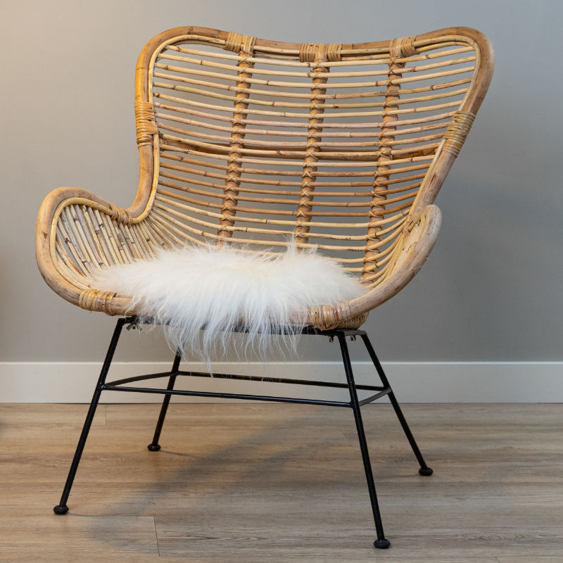 Chairpad IJslandse schapenvacht - Wit