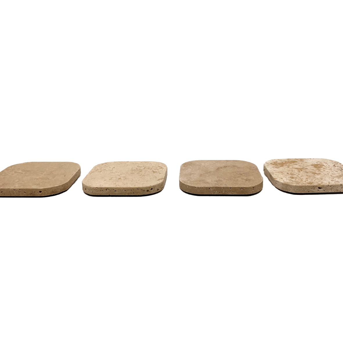 Onderzetters Travertin - set van 4