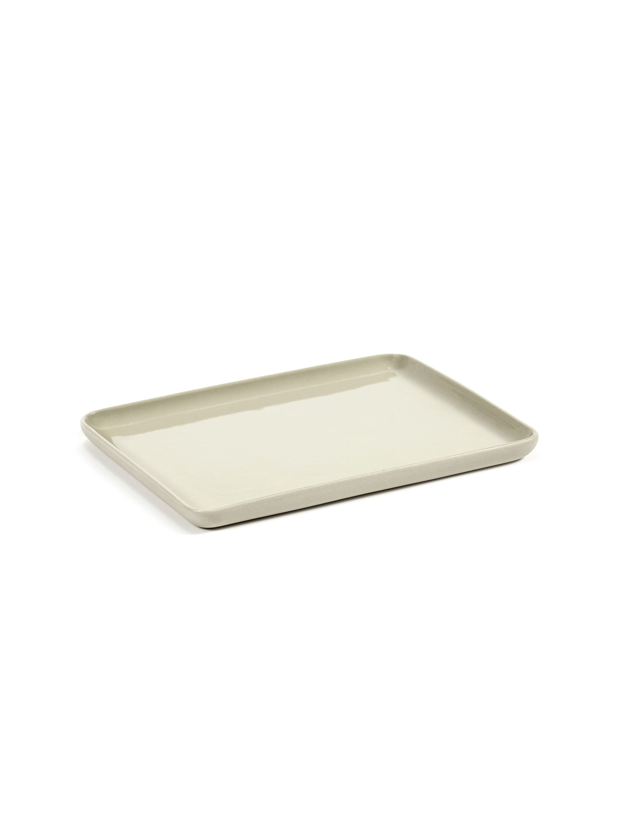 Schaal rechthoekig beige - Bertrand Lejoly