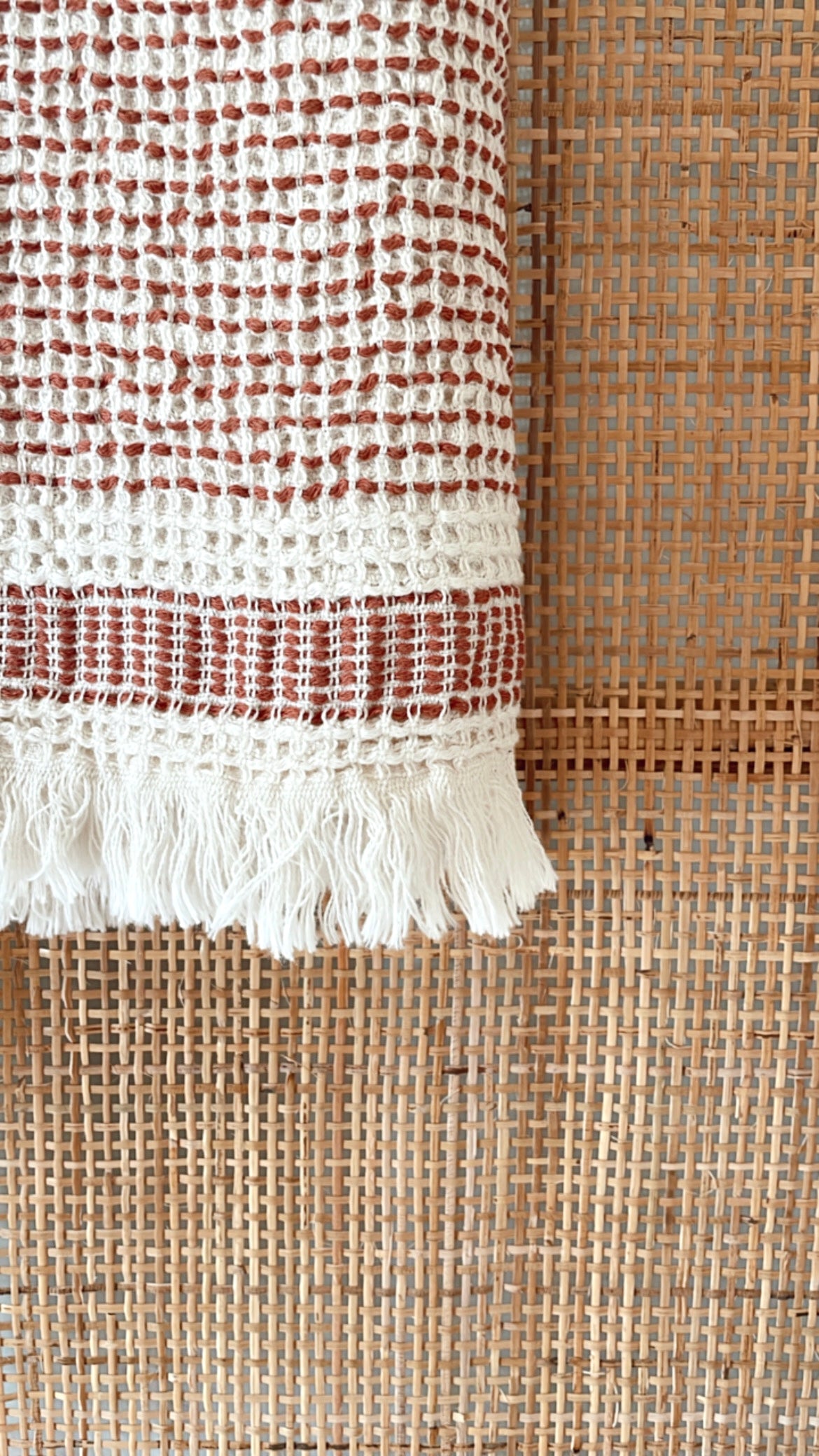 Handdoek Waffle koper