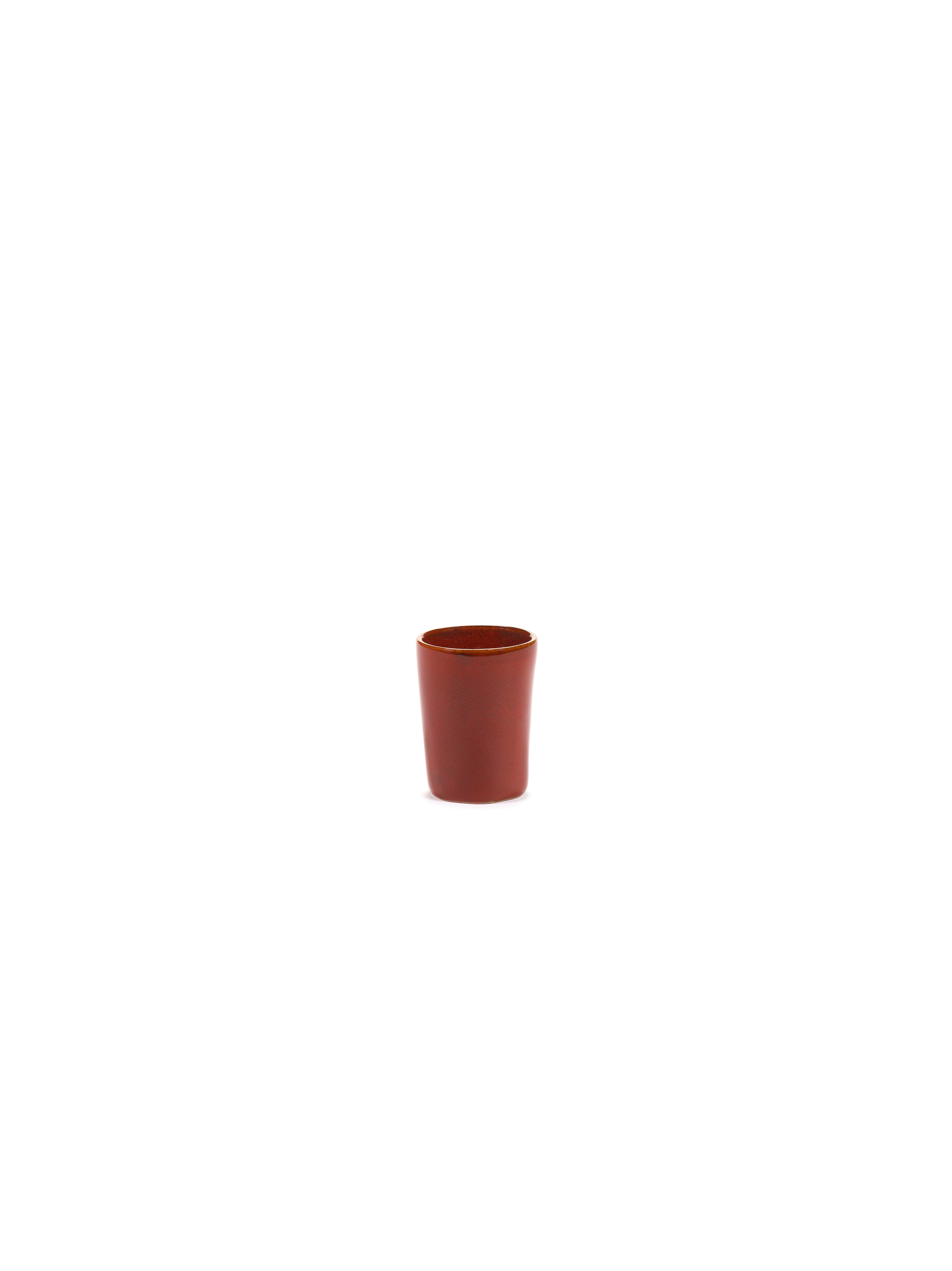 Espressokop/Eierdopje - La Mère by Marie Michielssen - Venetian red