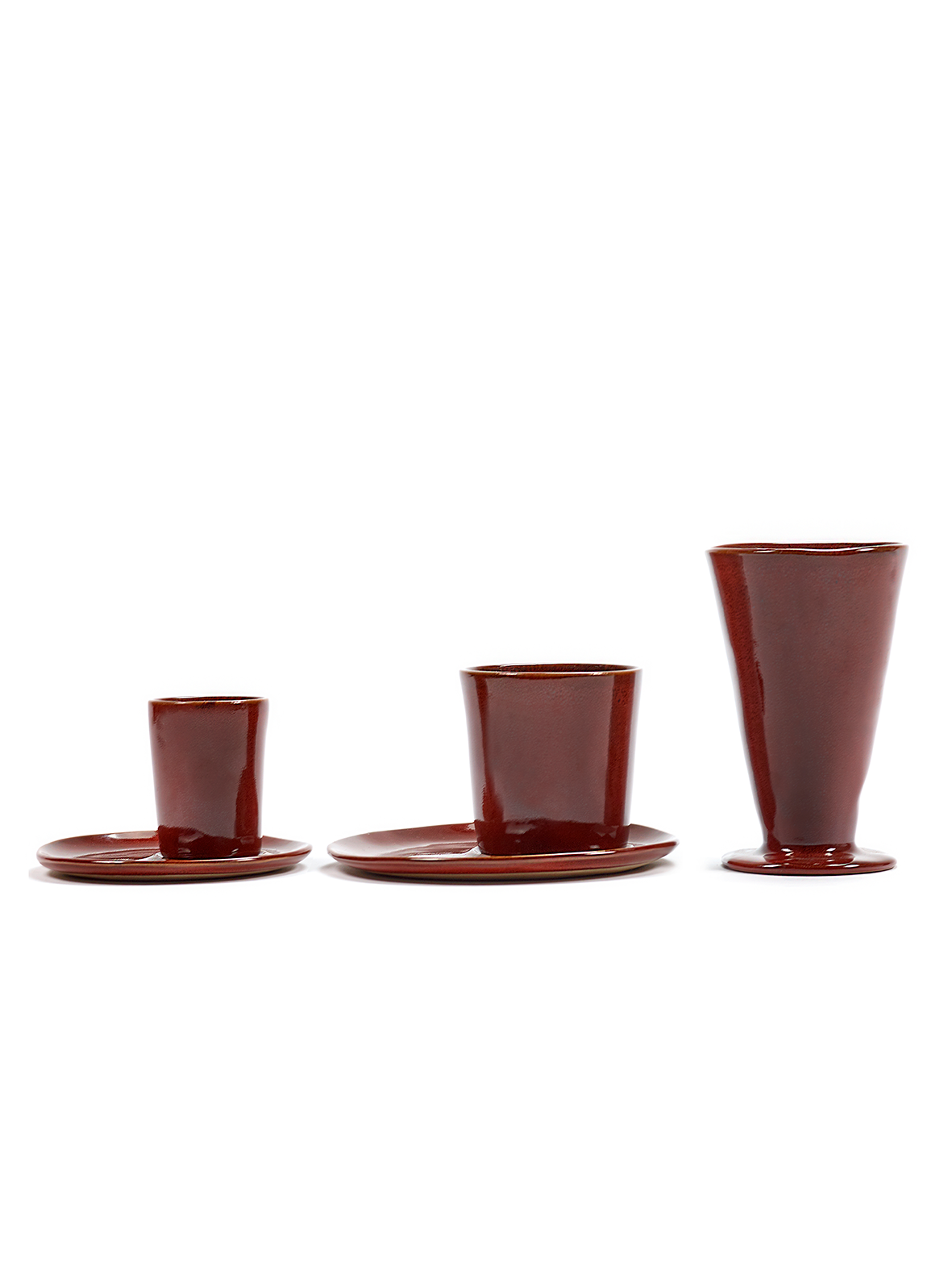 Espressokop/Eierdopje - La Mère by Marie Michielssen - Venetian red