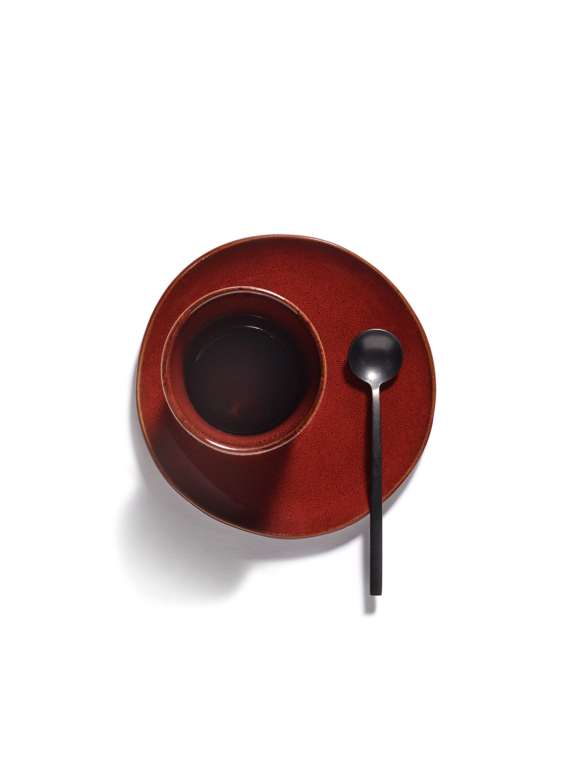 Espressokop/Eierdopje - La Mère by Marie Michielssen - Venetian red