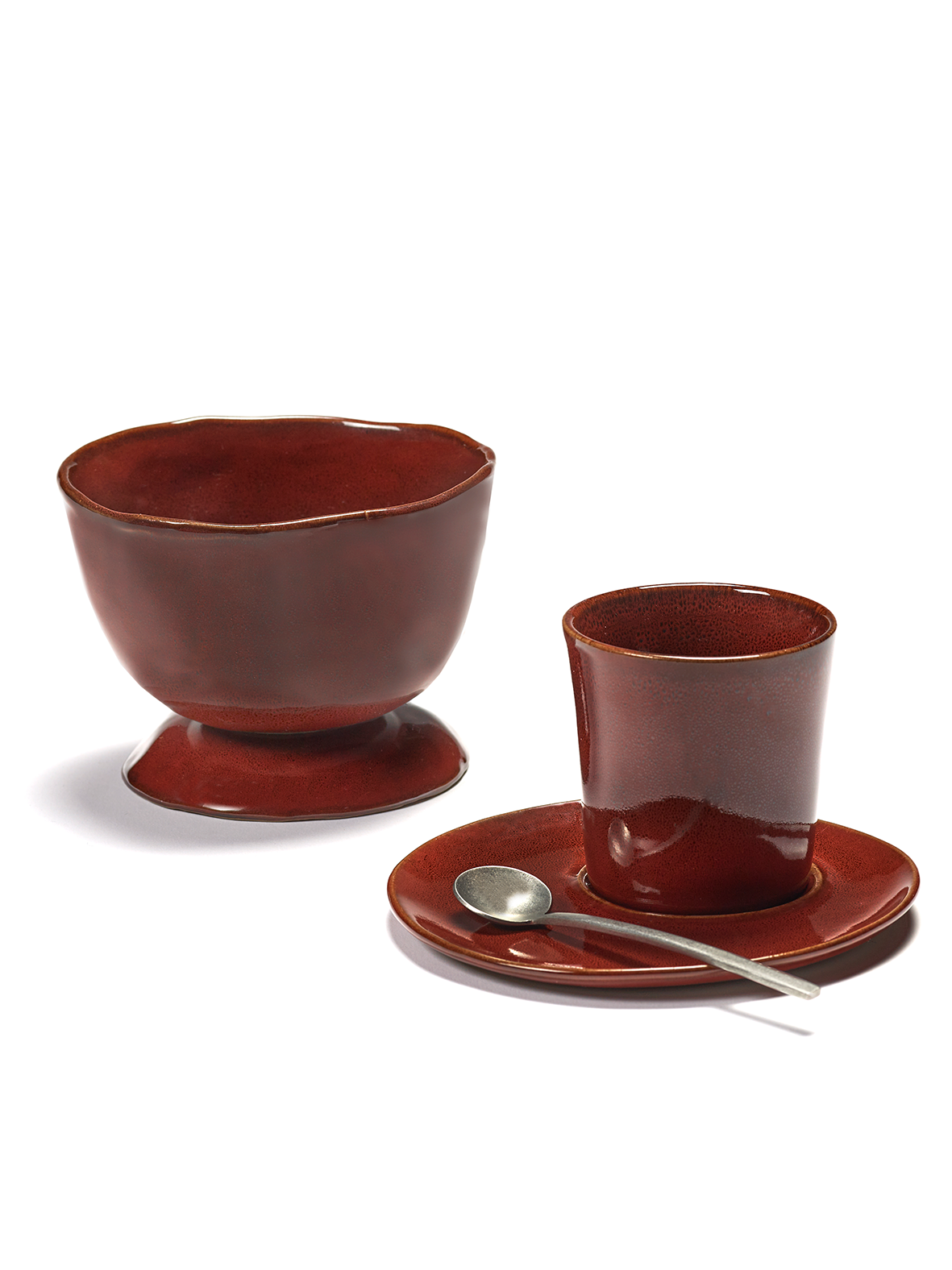 Koffiekop - La Mère by Marie Michielssen - Venetian red
