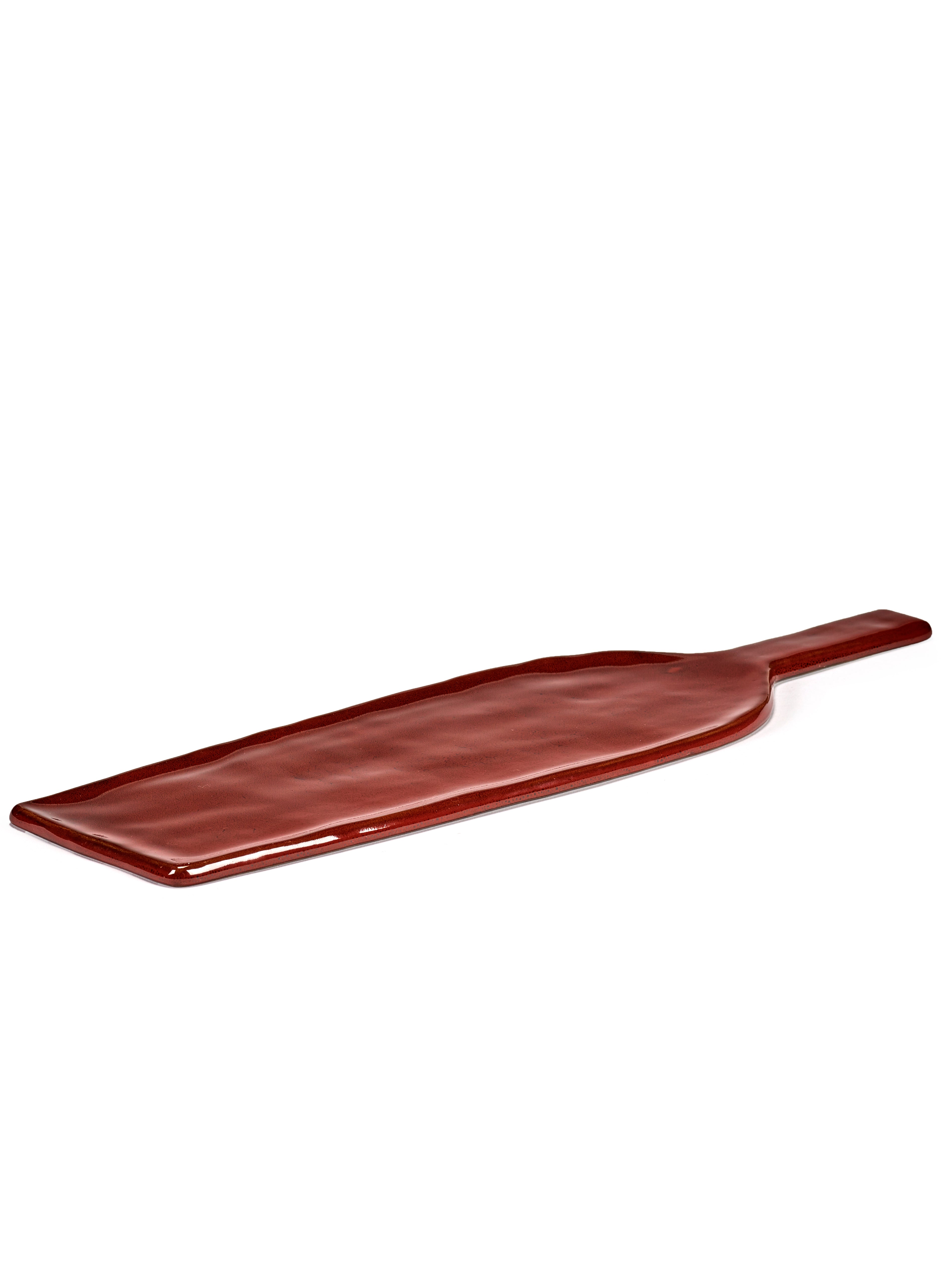 Serveerschaal - La Mère by Marie Michielssen - Venetian red