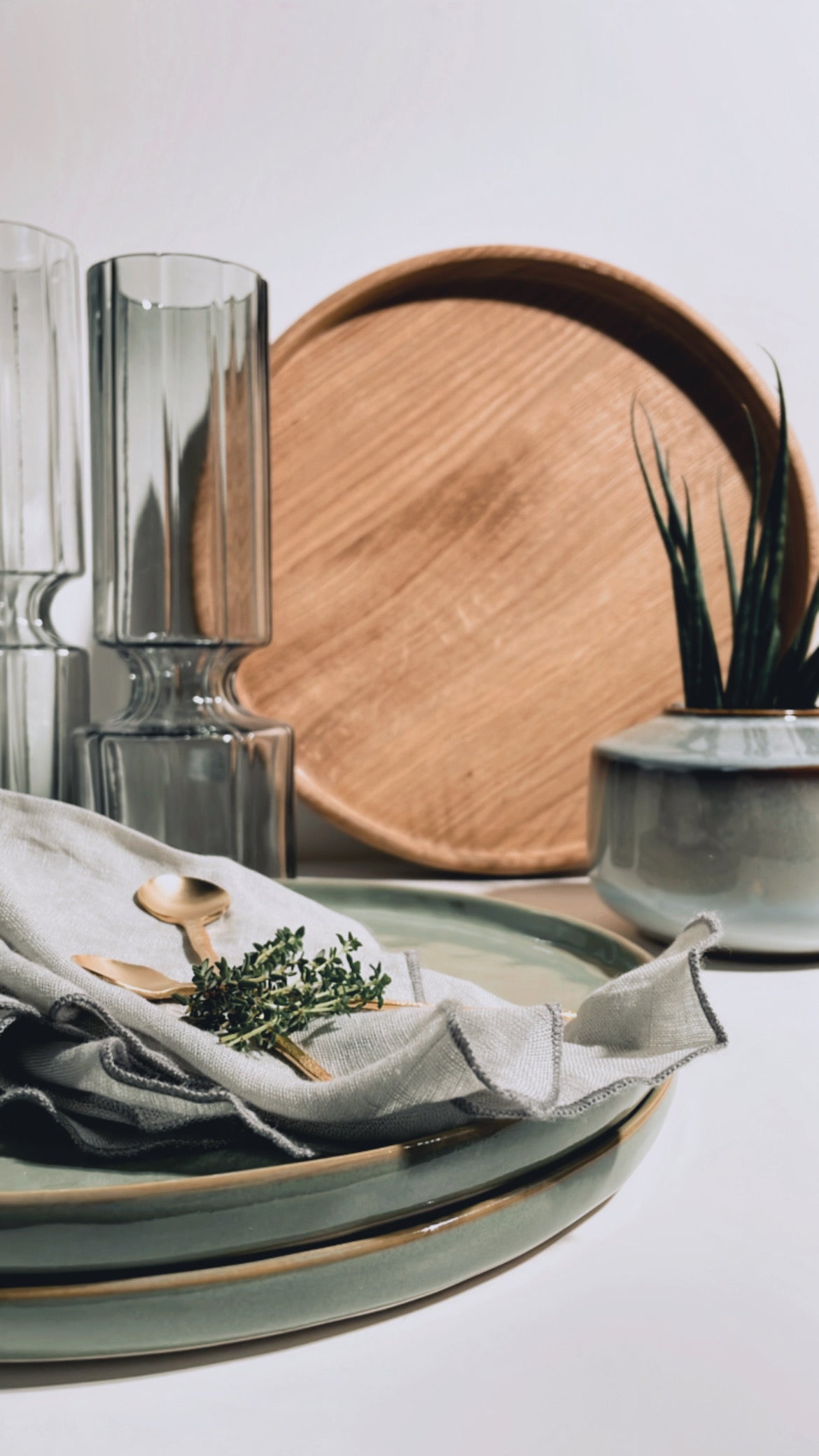 Vase Hyacinth - Gris - L