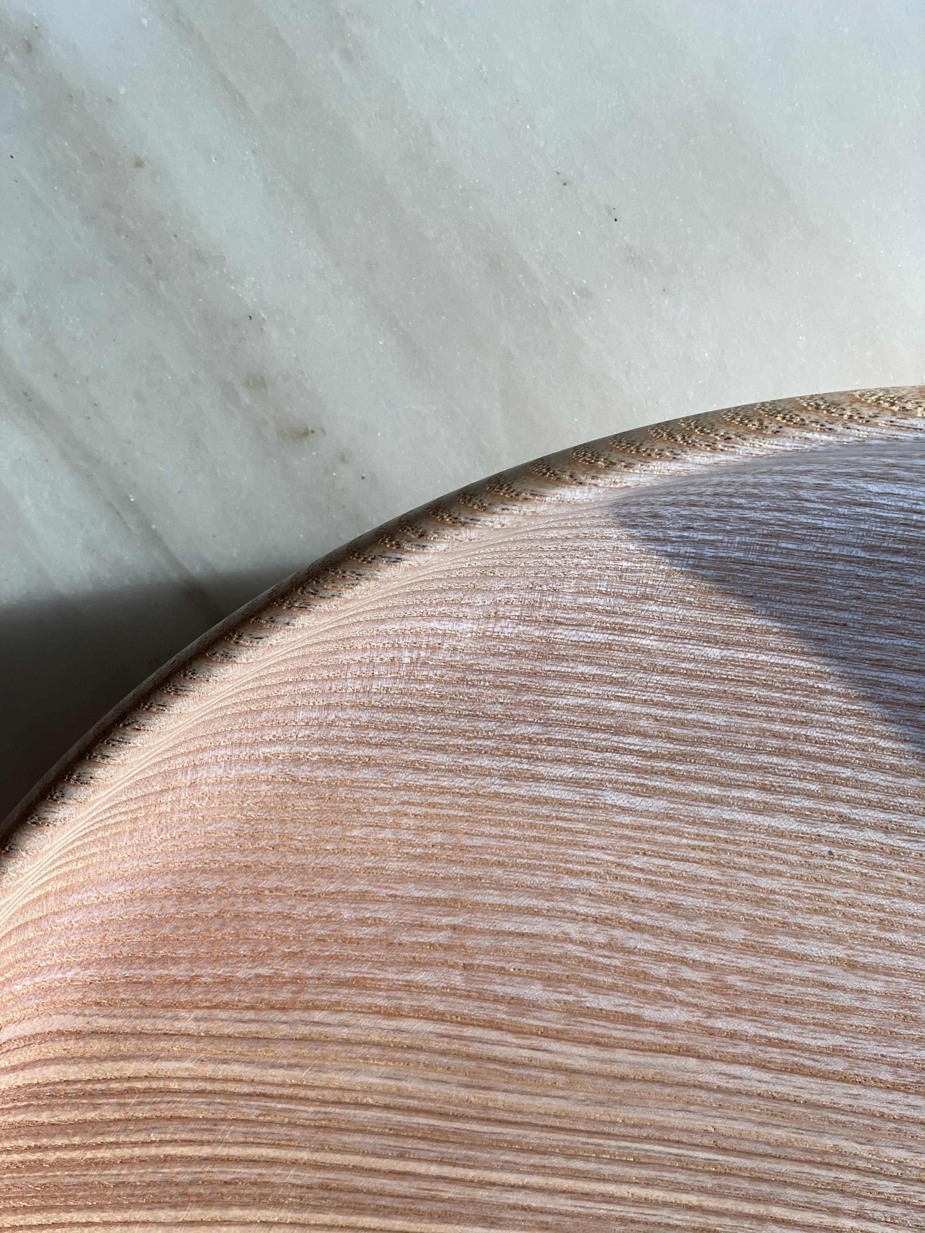 Schaal in Essenhout XXL naturel