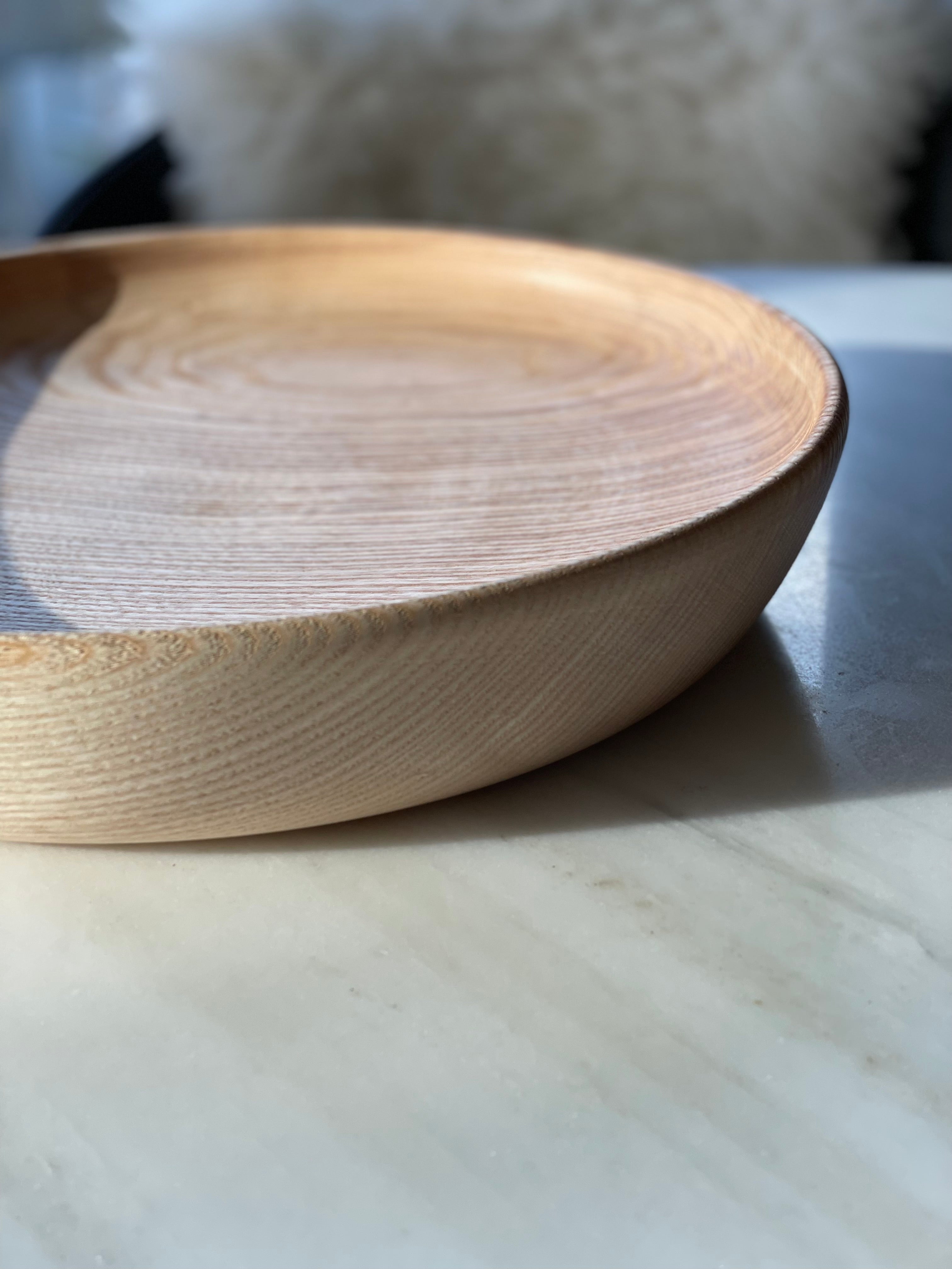 Schaal in Essenhout XXL naturel