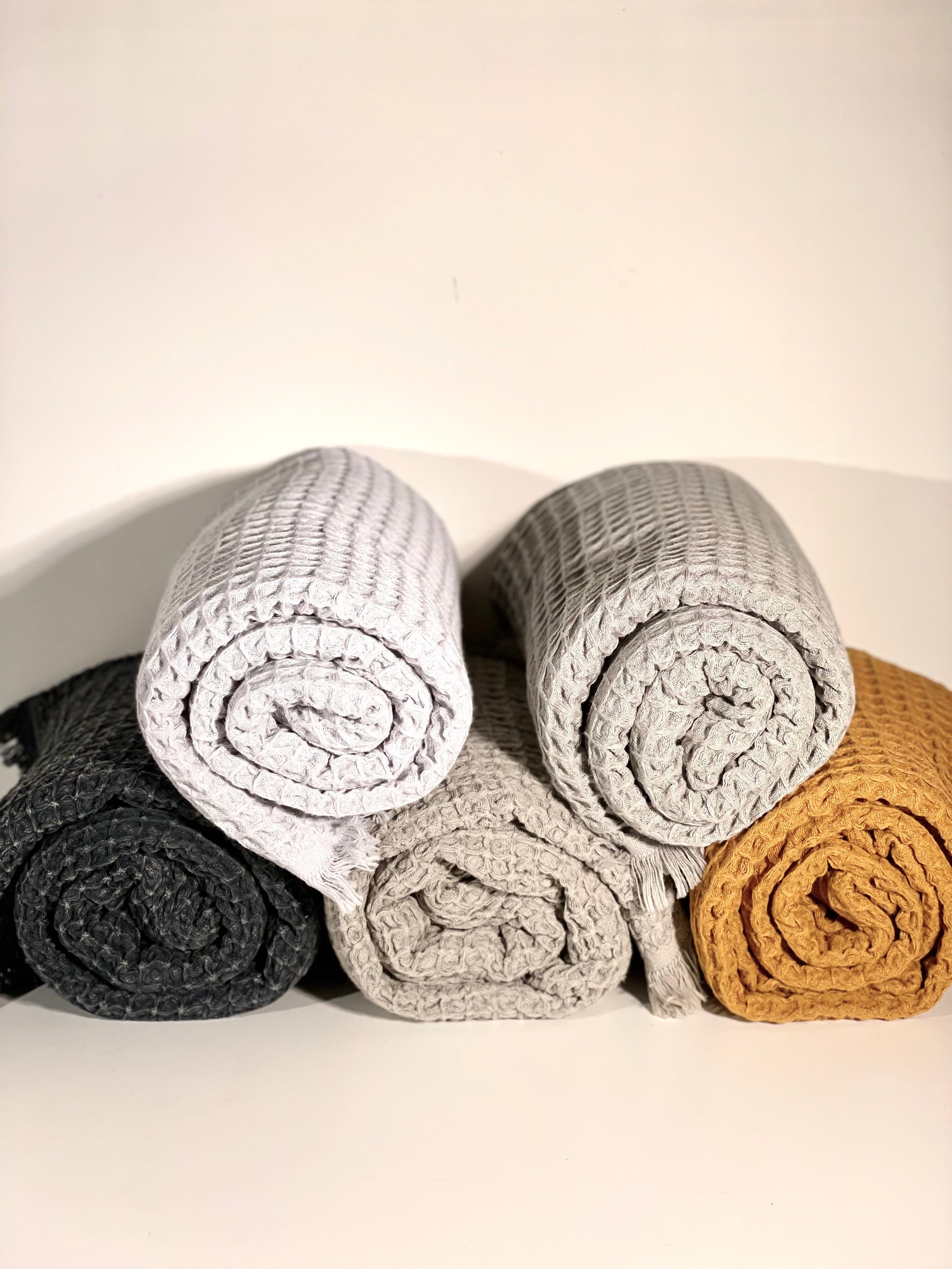 Hammam handdoek - Stone waffle