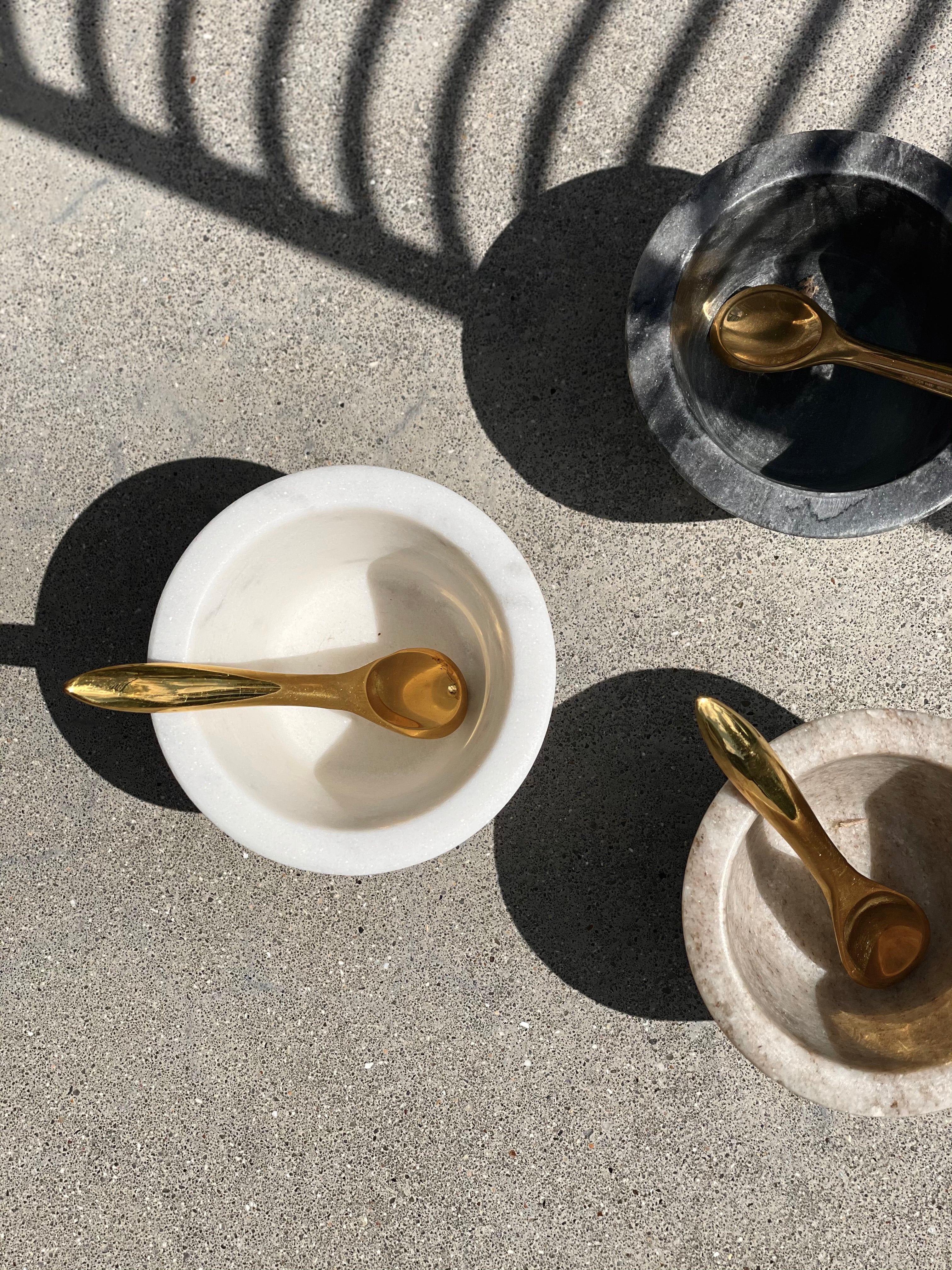 Salt jar with spoon